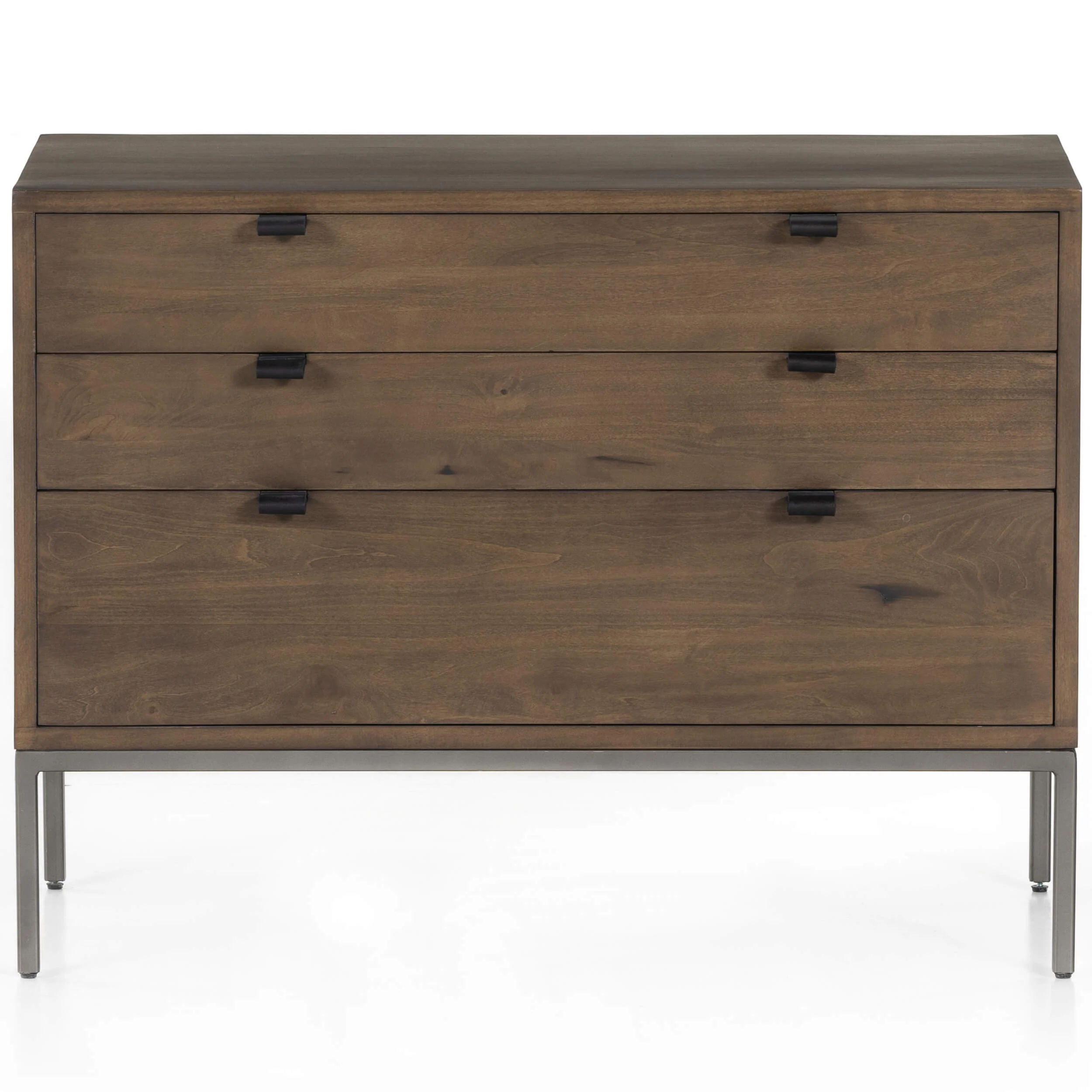 Trey Large Nightstand, Auburn Poplar by Four Hands - Image 2