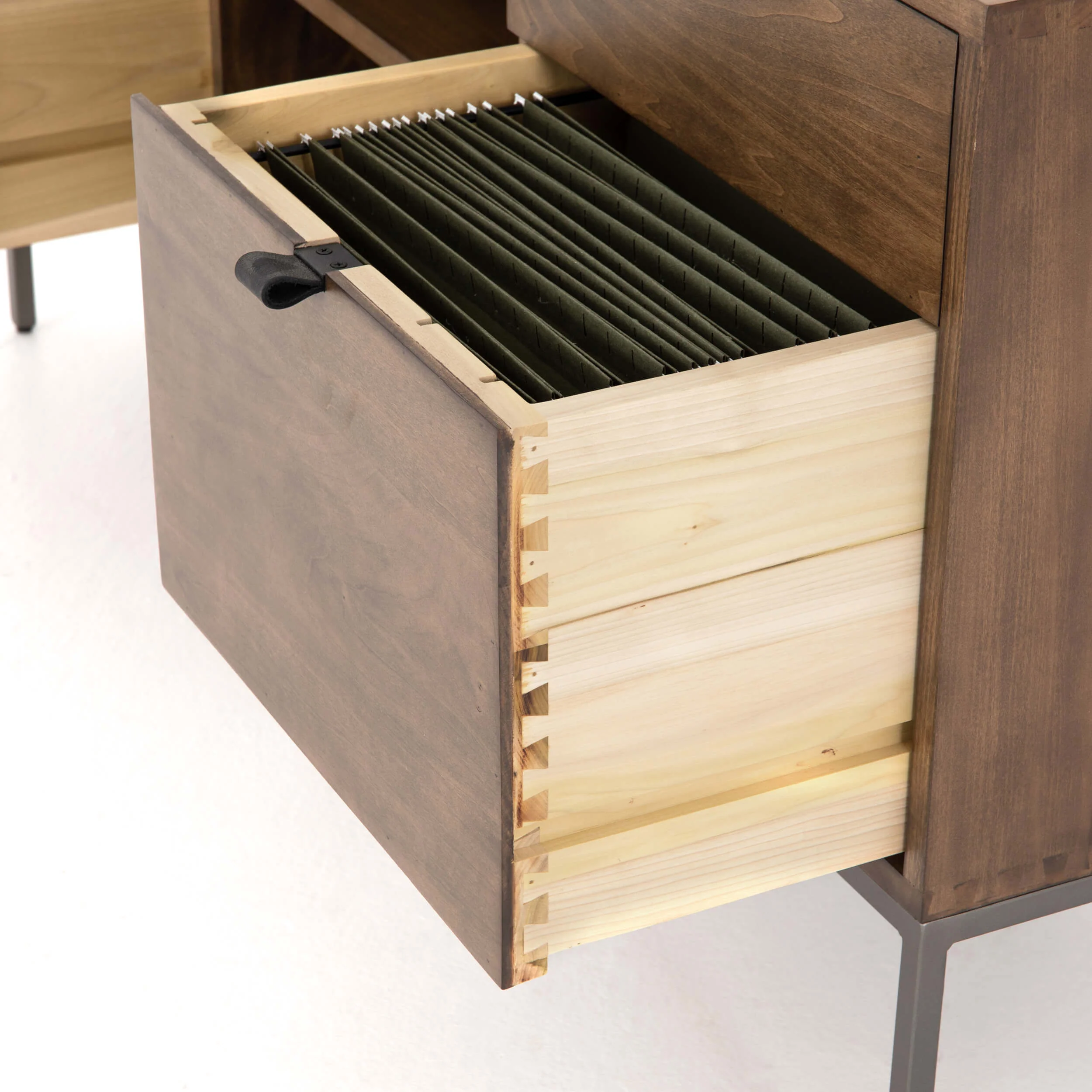 Trey Modular Filing Credenza, Auburn Poplar by Four Hands - Image 7