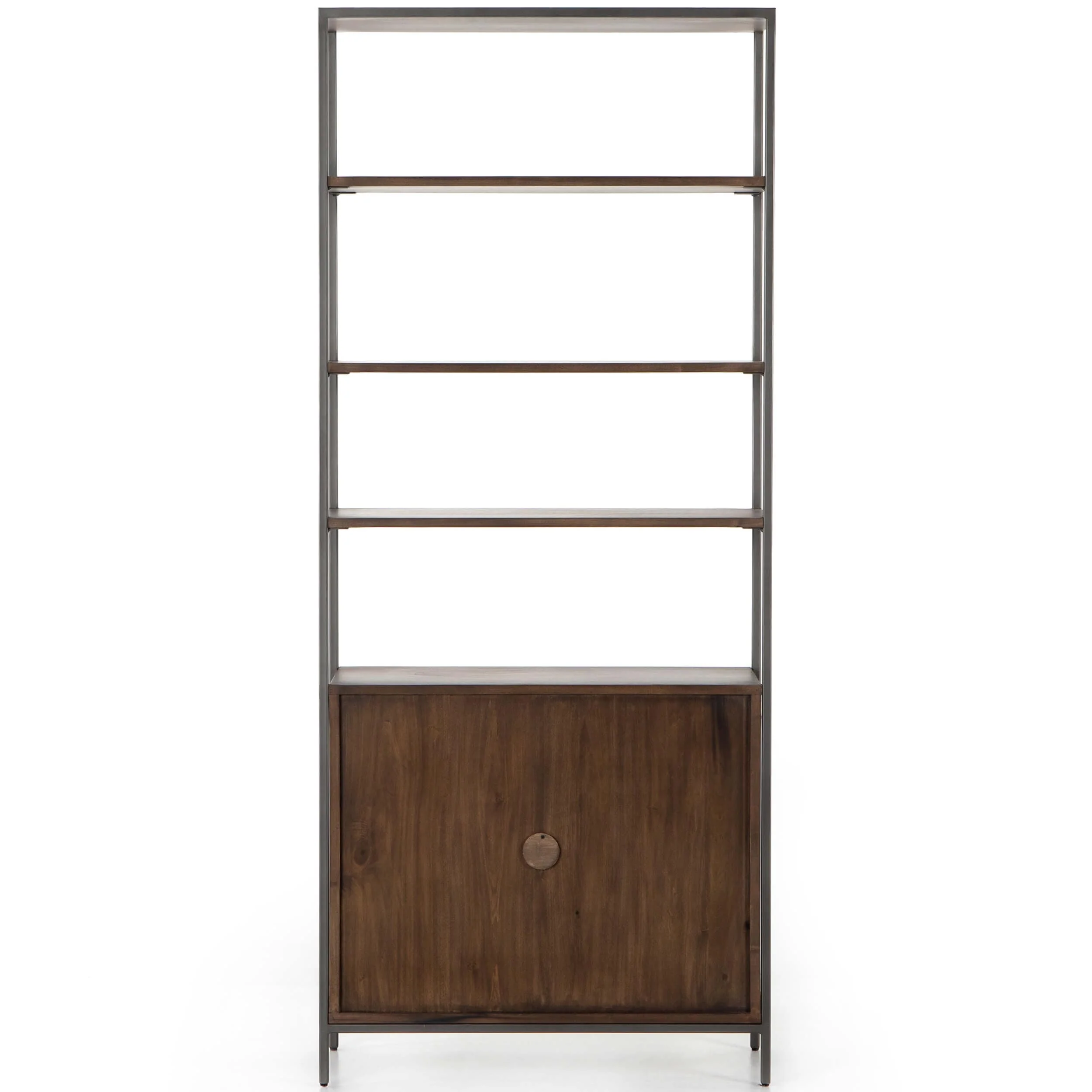 Trey Modular Wide Bookcase, Auburn Poplar by Four Hands - Image 3