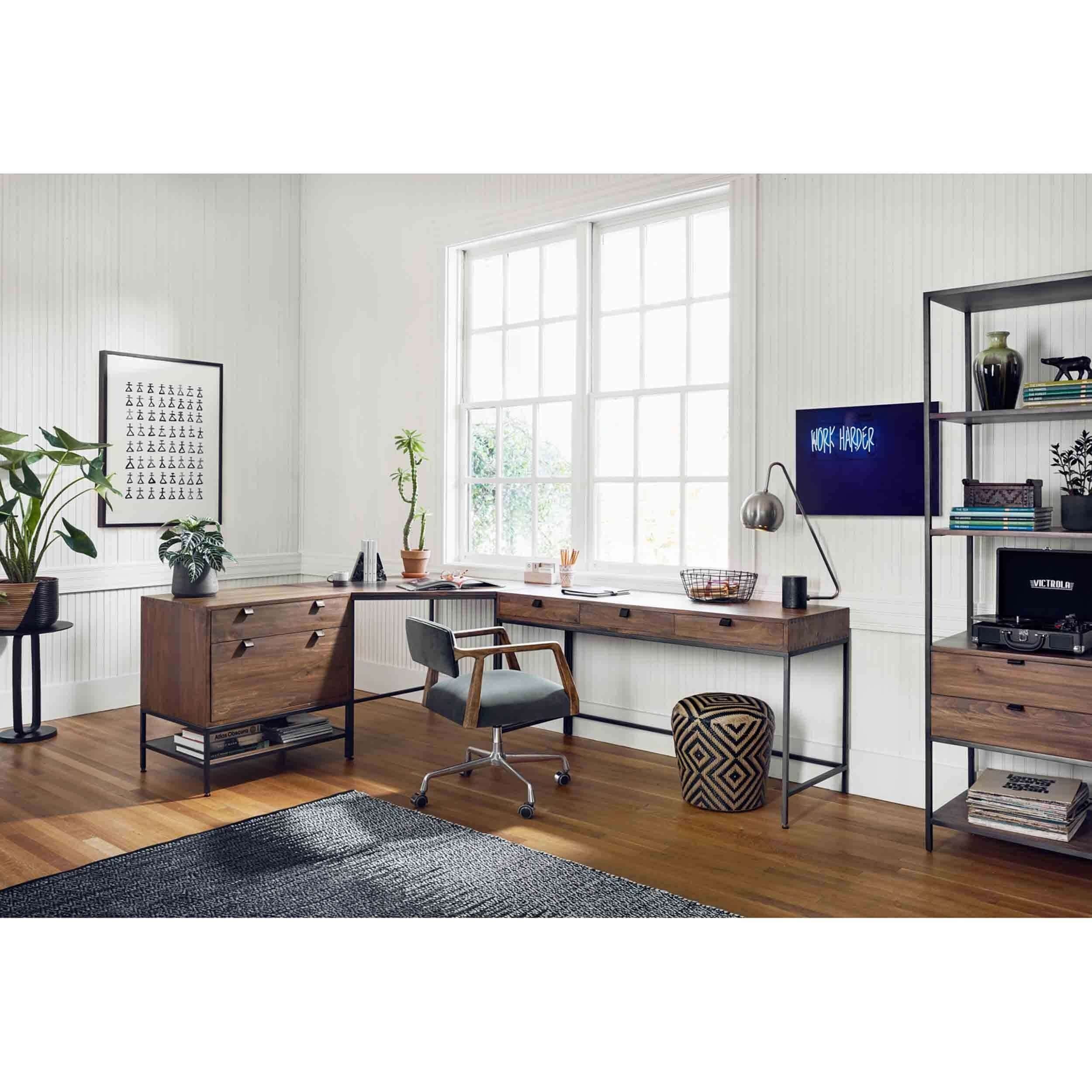 Trey Modular Writing Desk, Auburn Poplar by Four Hands - Image 10