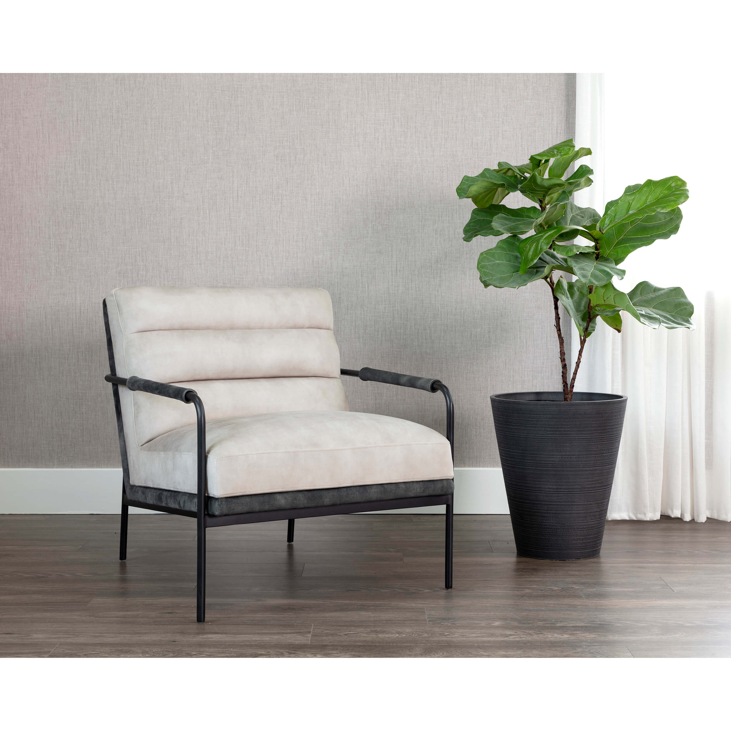 Tristen Lounge Lounge Chair, Nono Cream - Image 6