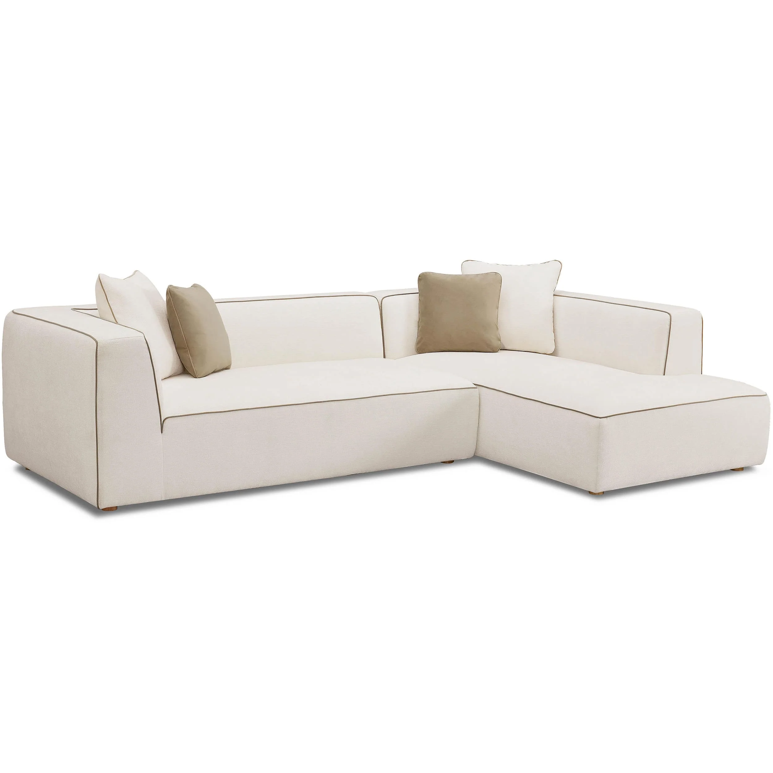 Tristine RAF Sectional, Cream - Image 2