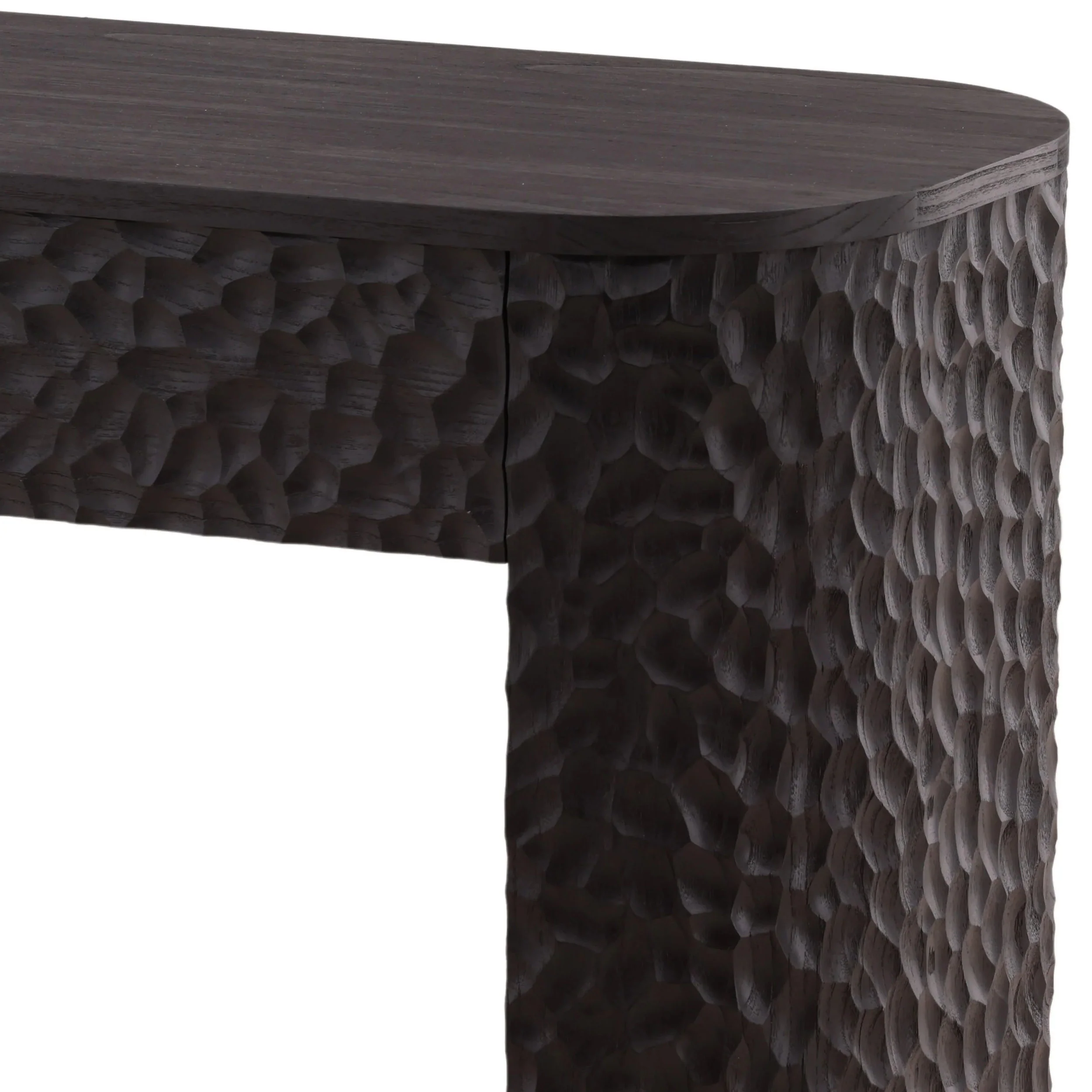 Triston Console Table, Dark Brown - Image 4