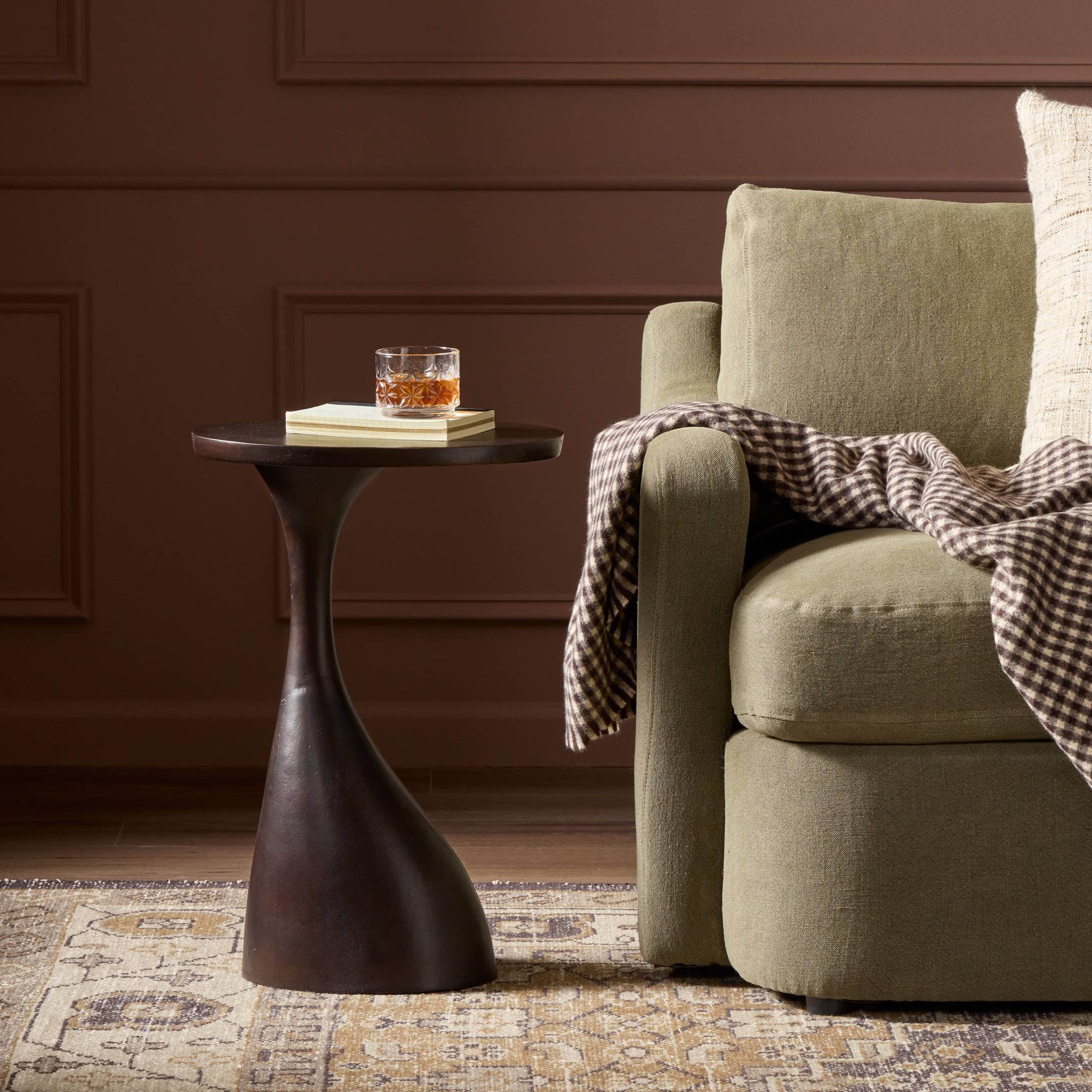 Tross End Table, Antique Rust by Four Hands - Image 5