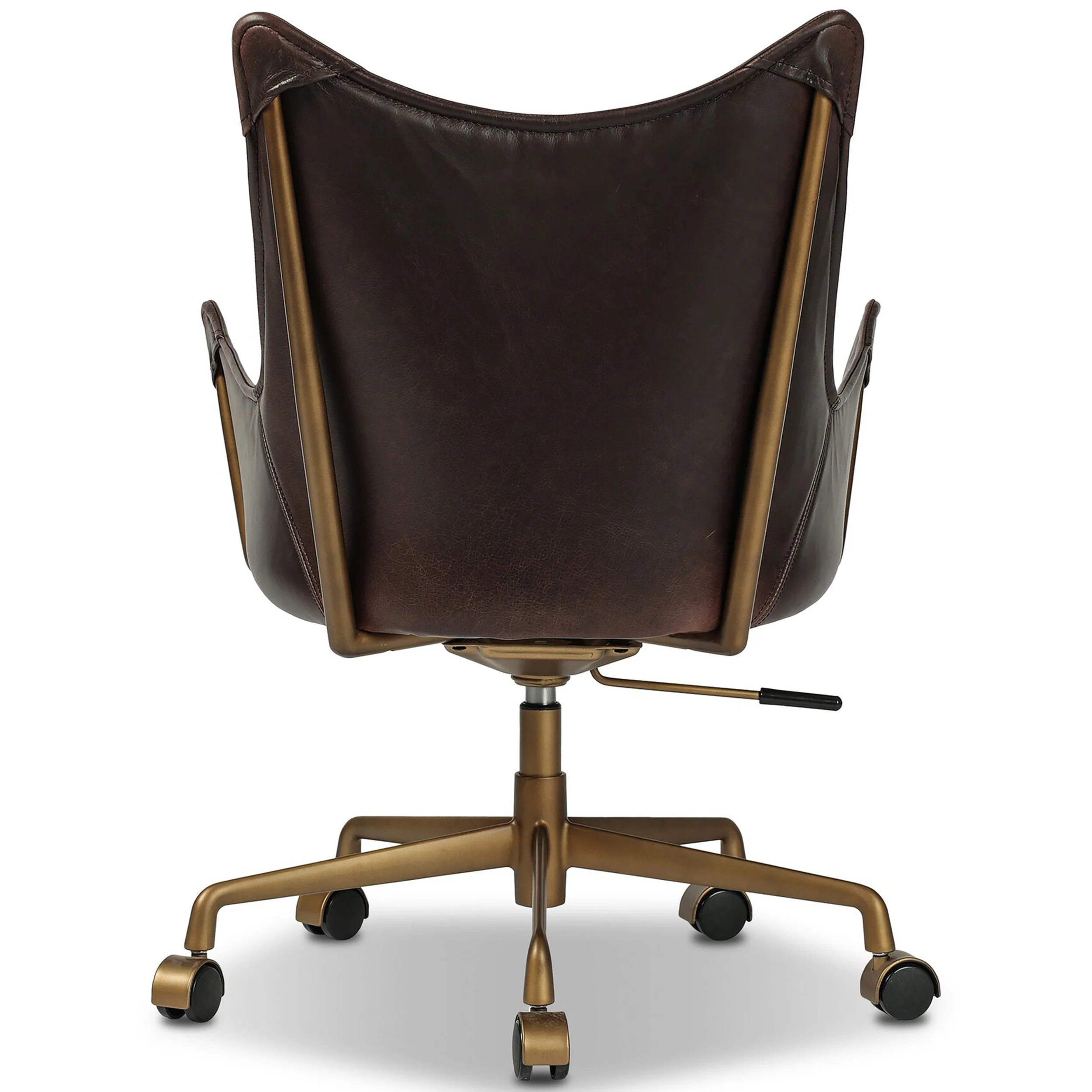 Truman Desk Chair, Conroe Cigar by Four Hands - Image 4