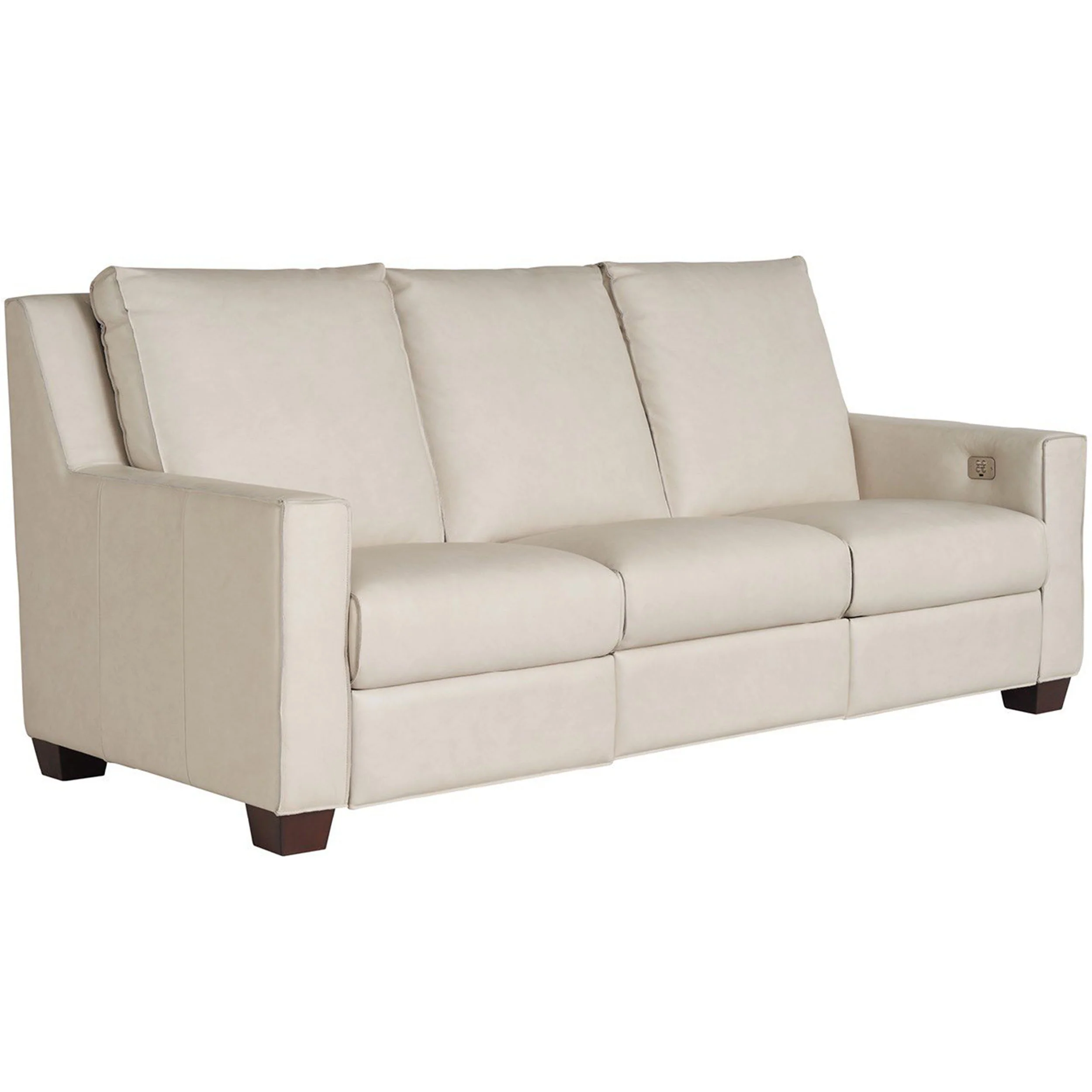 Tucker Leather Power Motion Sofa, Markham Frost - Image 2