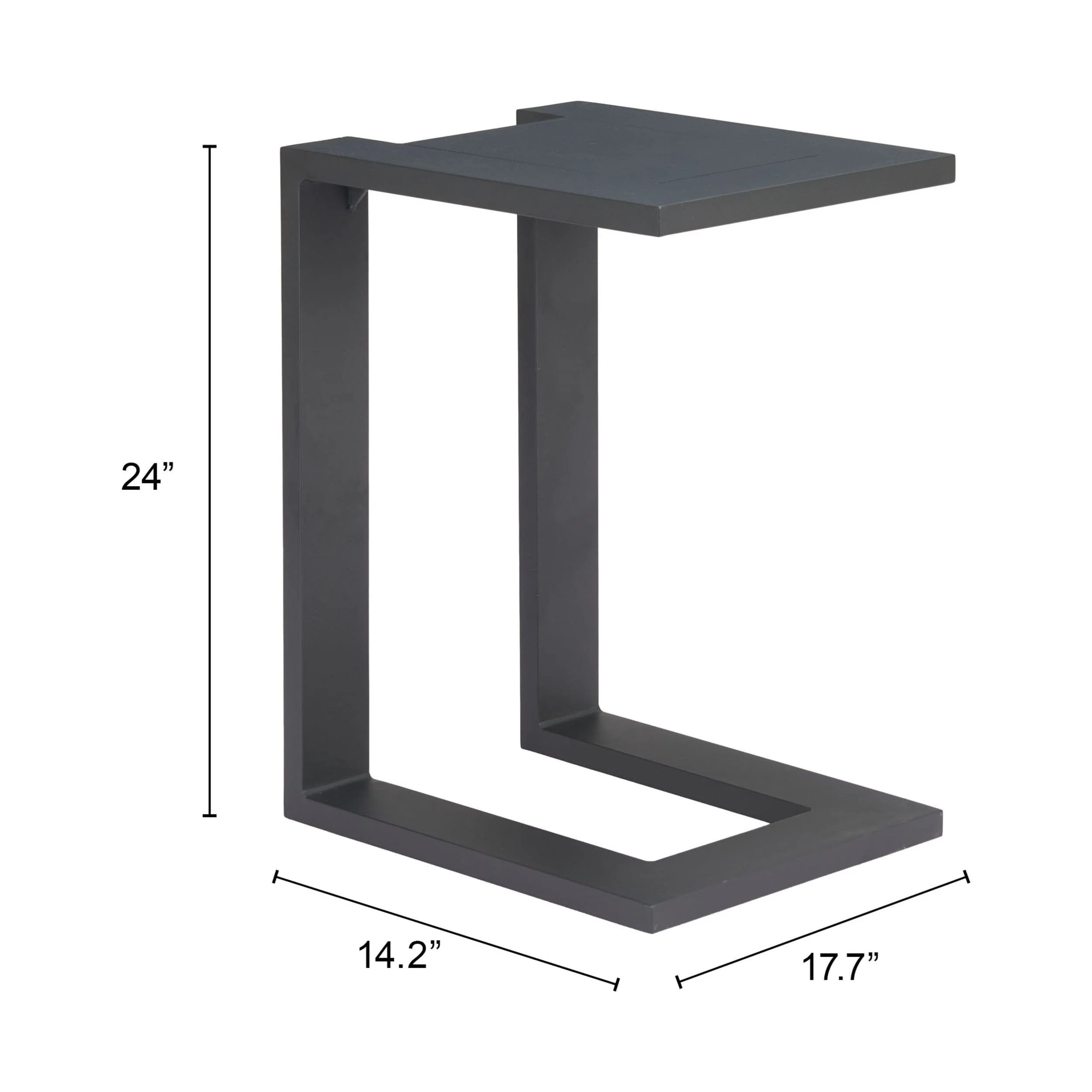 Tudi Side Table, Black - Image 2