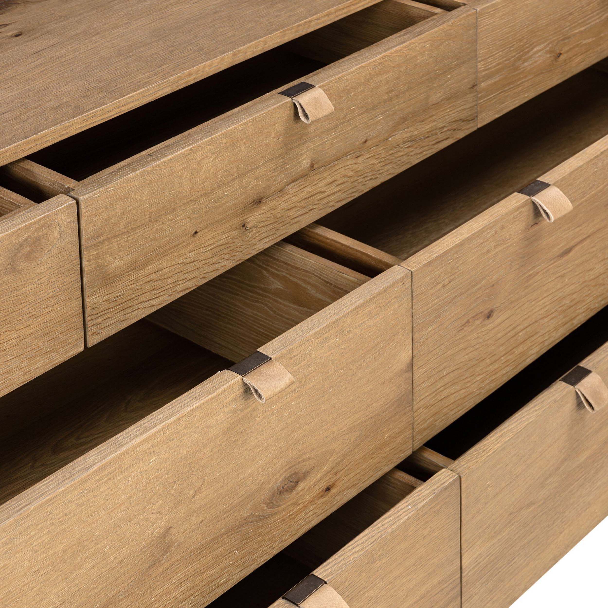 Tula 7 Drawer Dresser, Worn Oak by Four Hands - Image 5