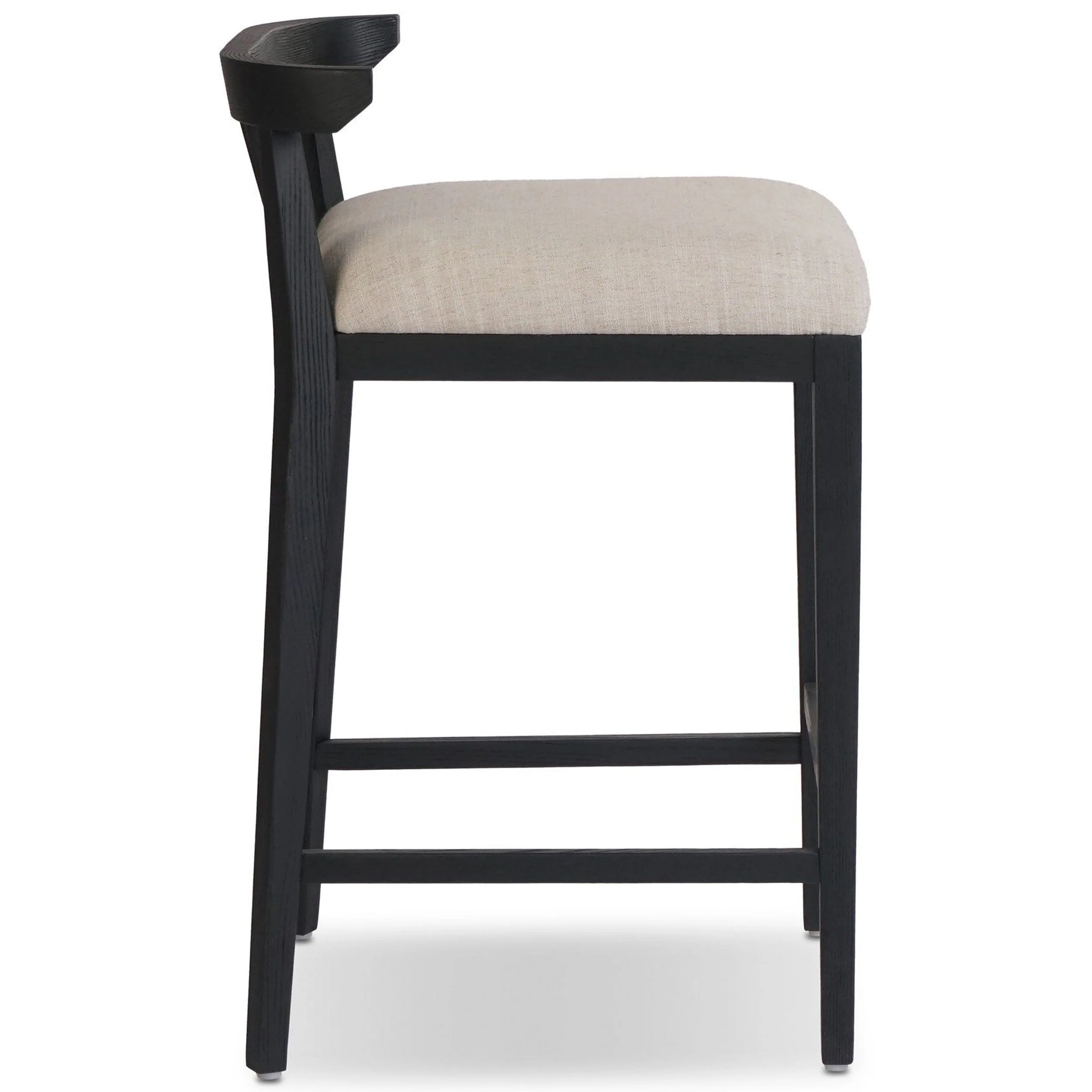 Tullio Counter Stool, Savoy Parchment/Black Ash by Four Hands - Image 3