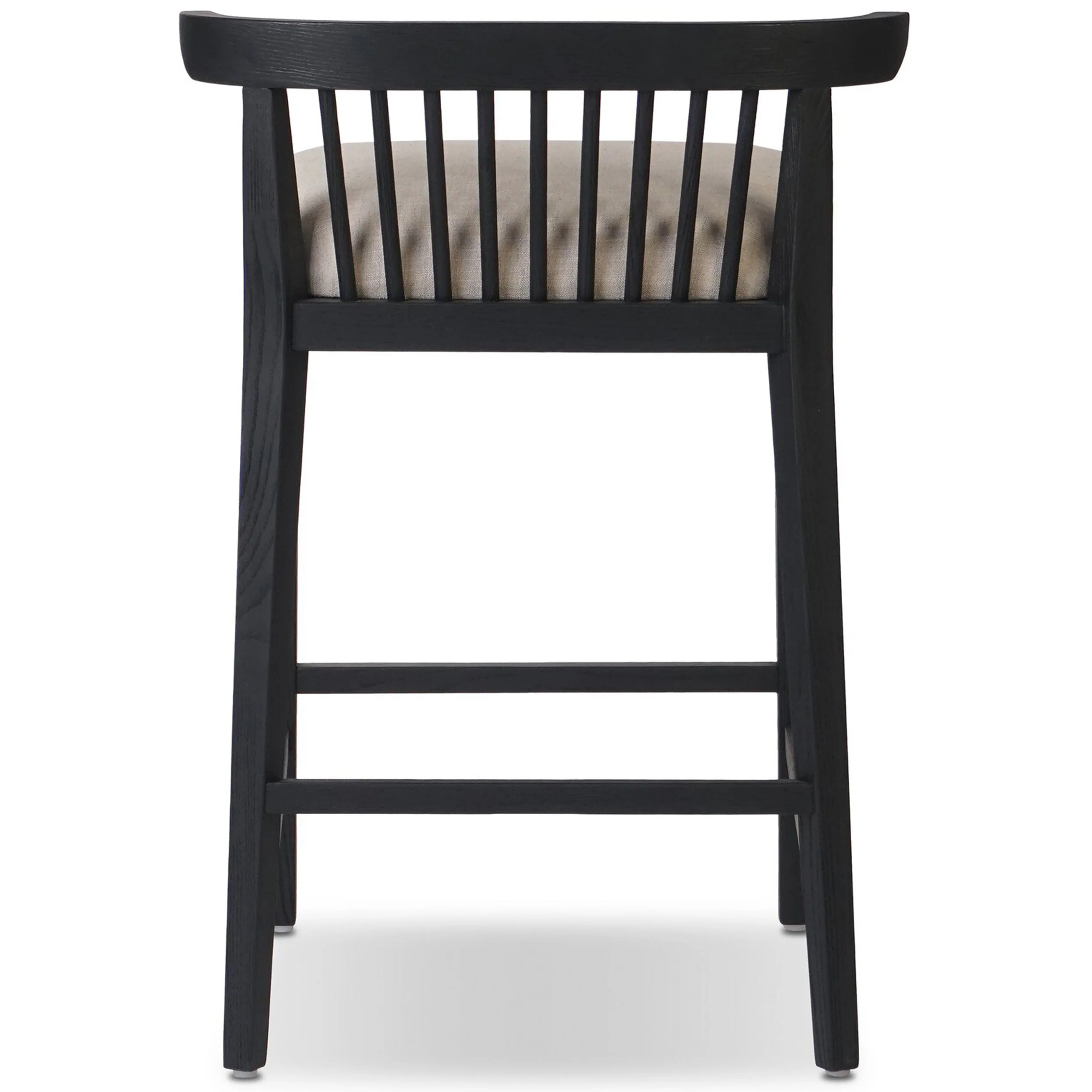 Tullio Counter Stool, Savoy Parchment/Black Ash by Four Hands - Image 4
