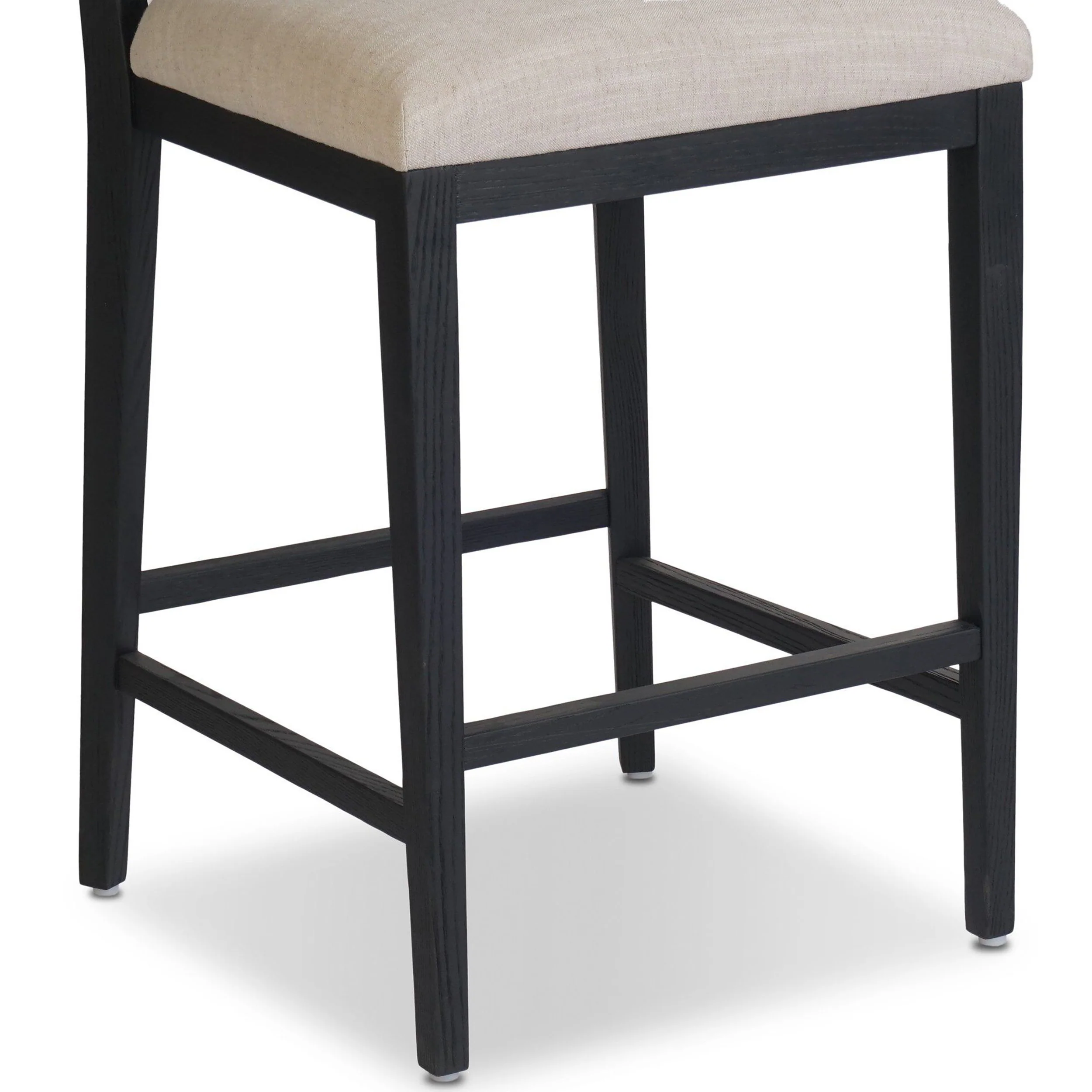Tullio Counter Stool, Savoy Parchment/Black Ash by Four Hands - Image 5