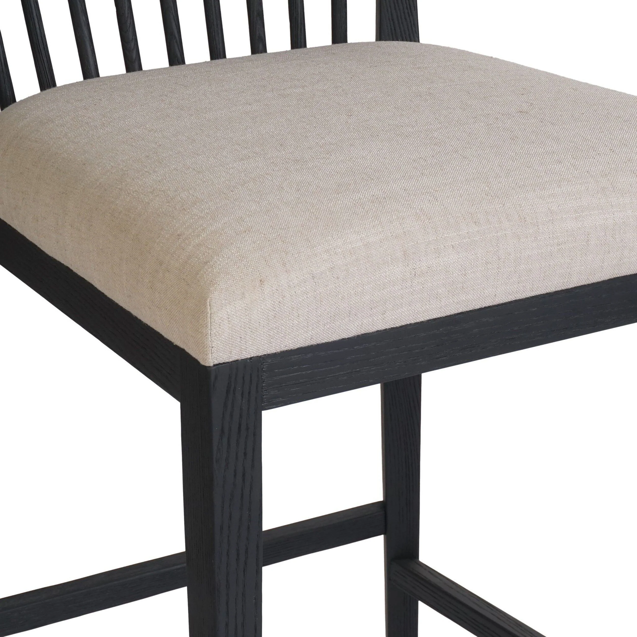 Tullio Counter Stool, Savoy Parchment/Black Ash by Four Hands - Image 6