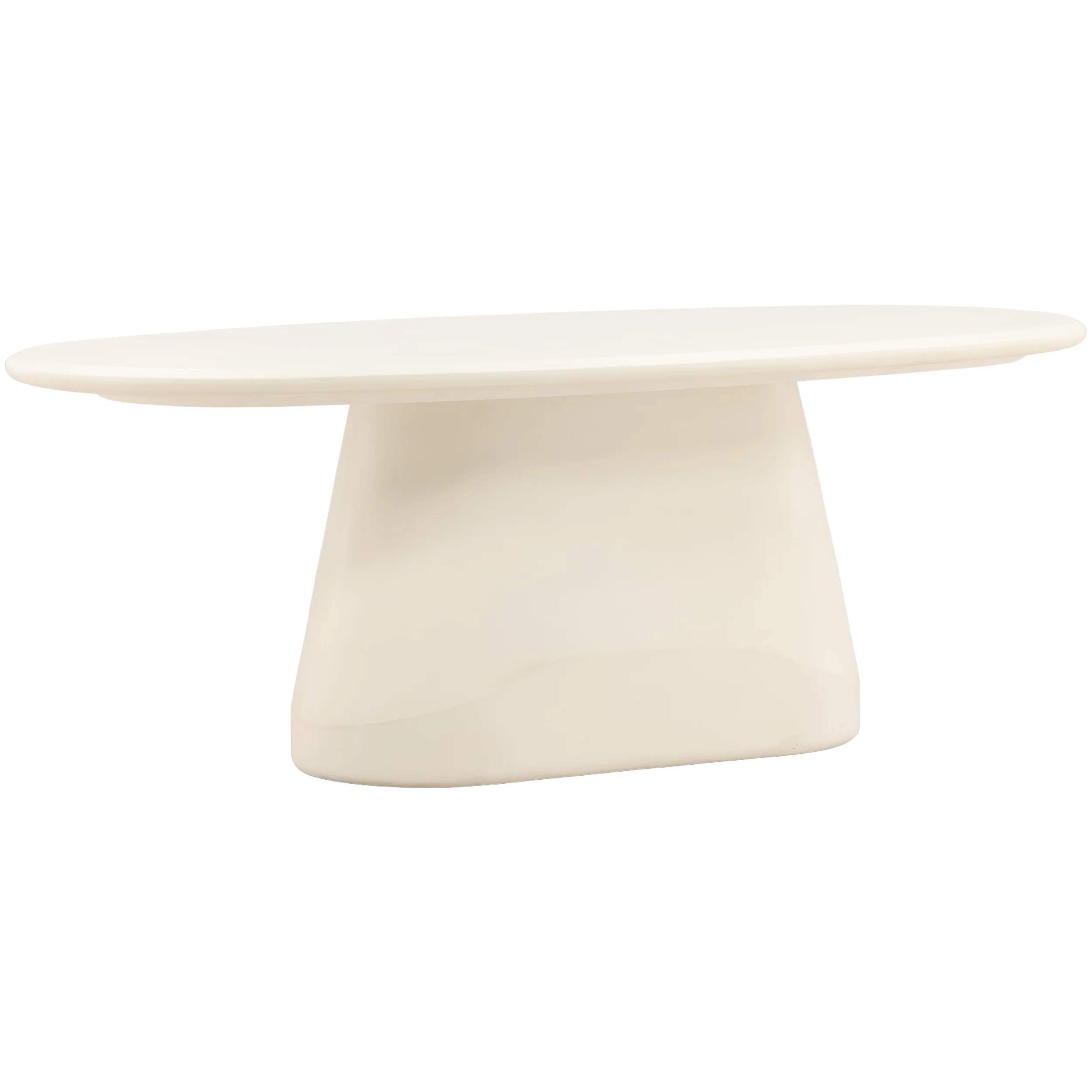Turell Outdoor Dining Table, Ivory