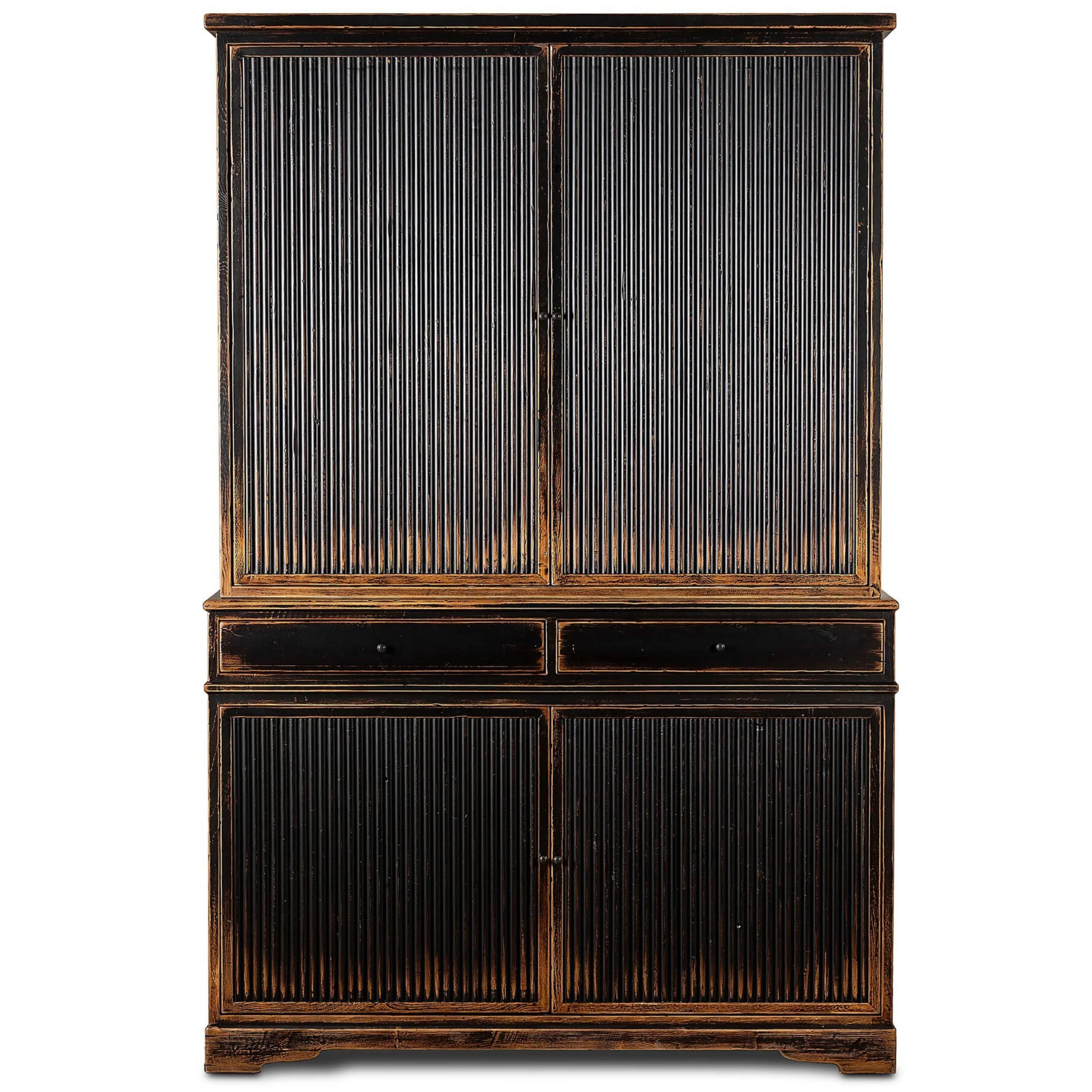 Turner Cabinet, Worn Black Pine by Amber Lewis x Four Hands - Image 2