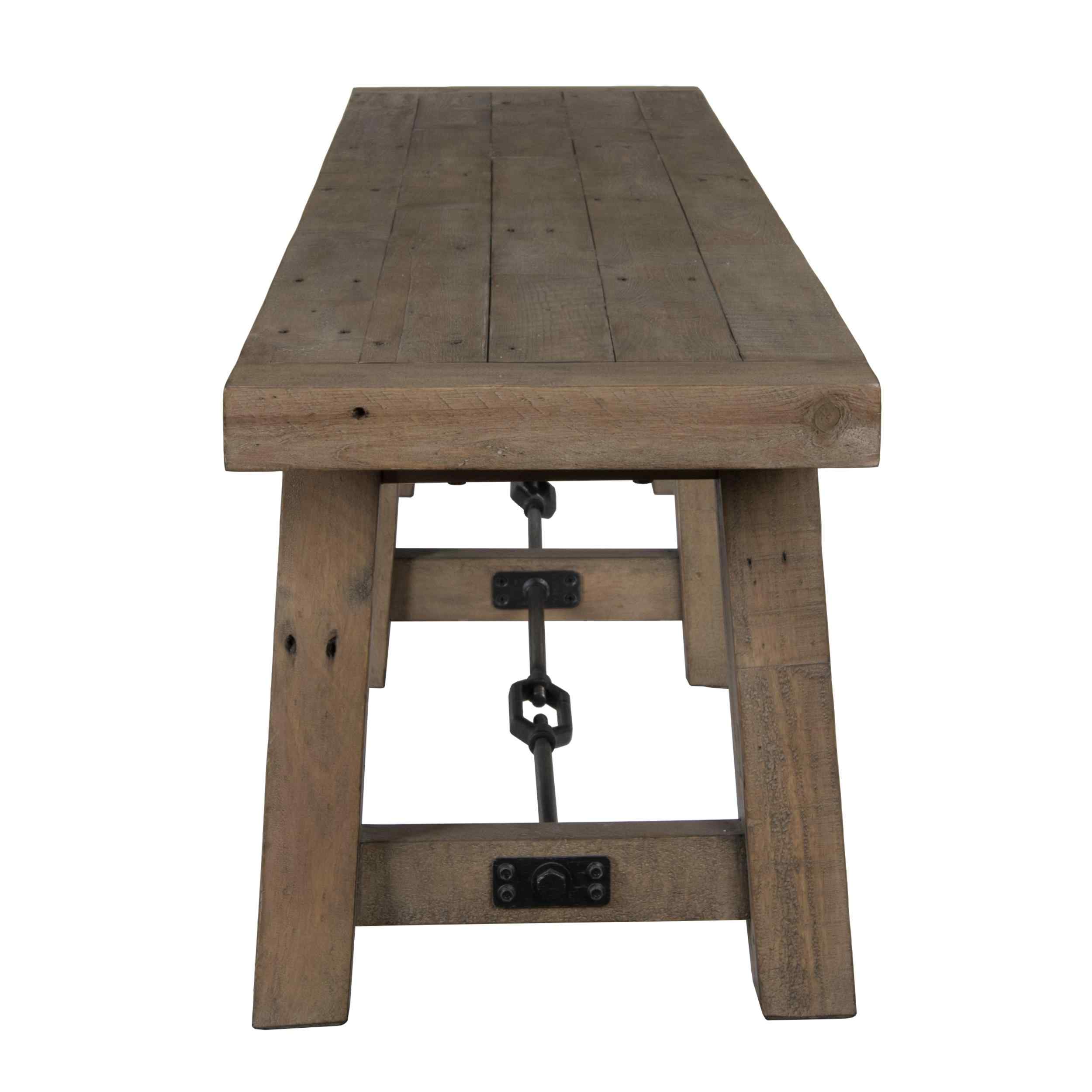 Tuscany Bench, Reclaimed Pine - Image 3