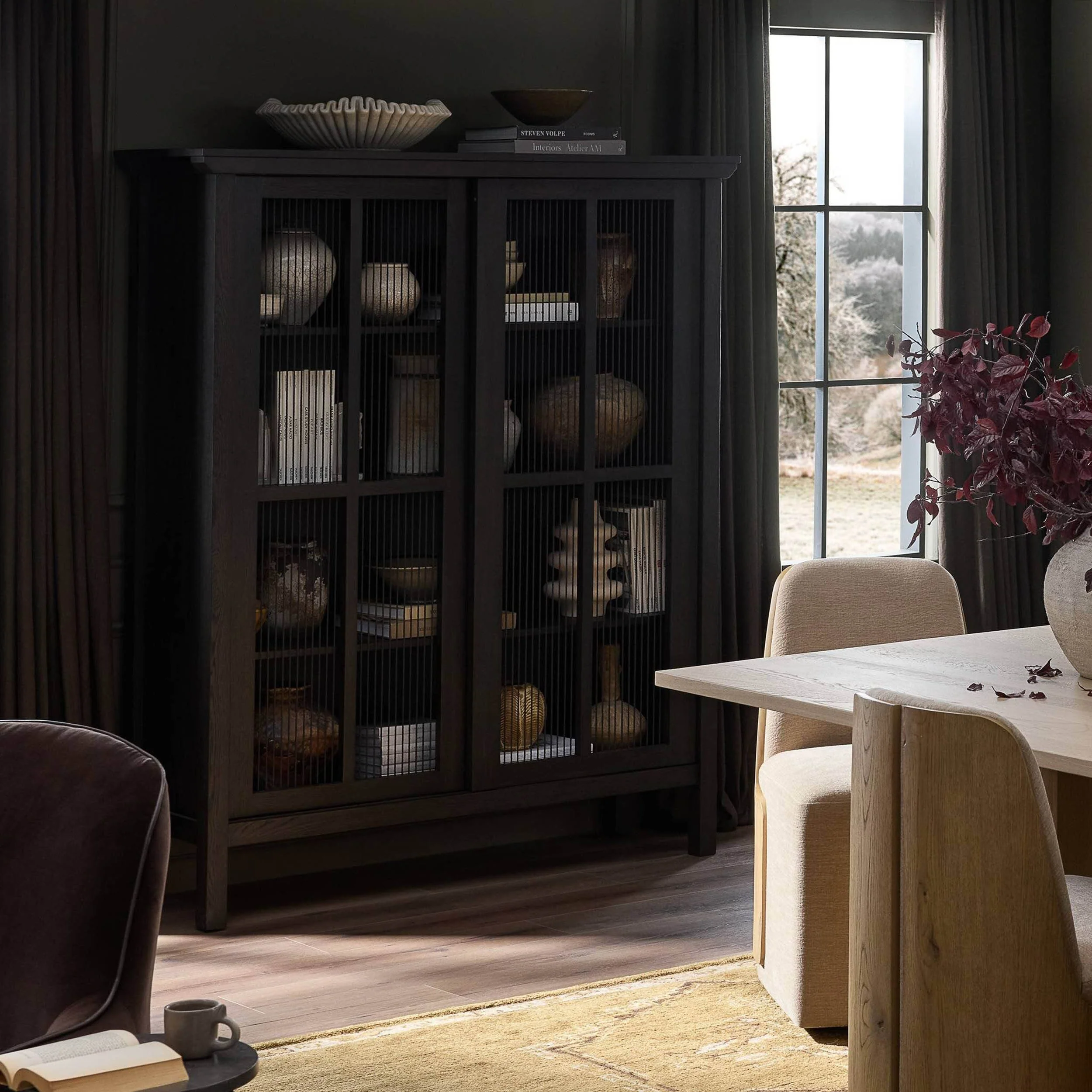 Tuscola Cabinet, Smoked Black by Four Hands - Image 7
