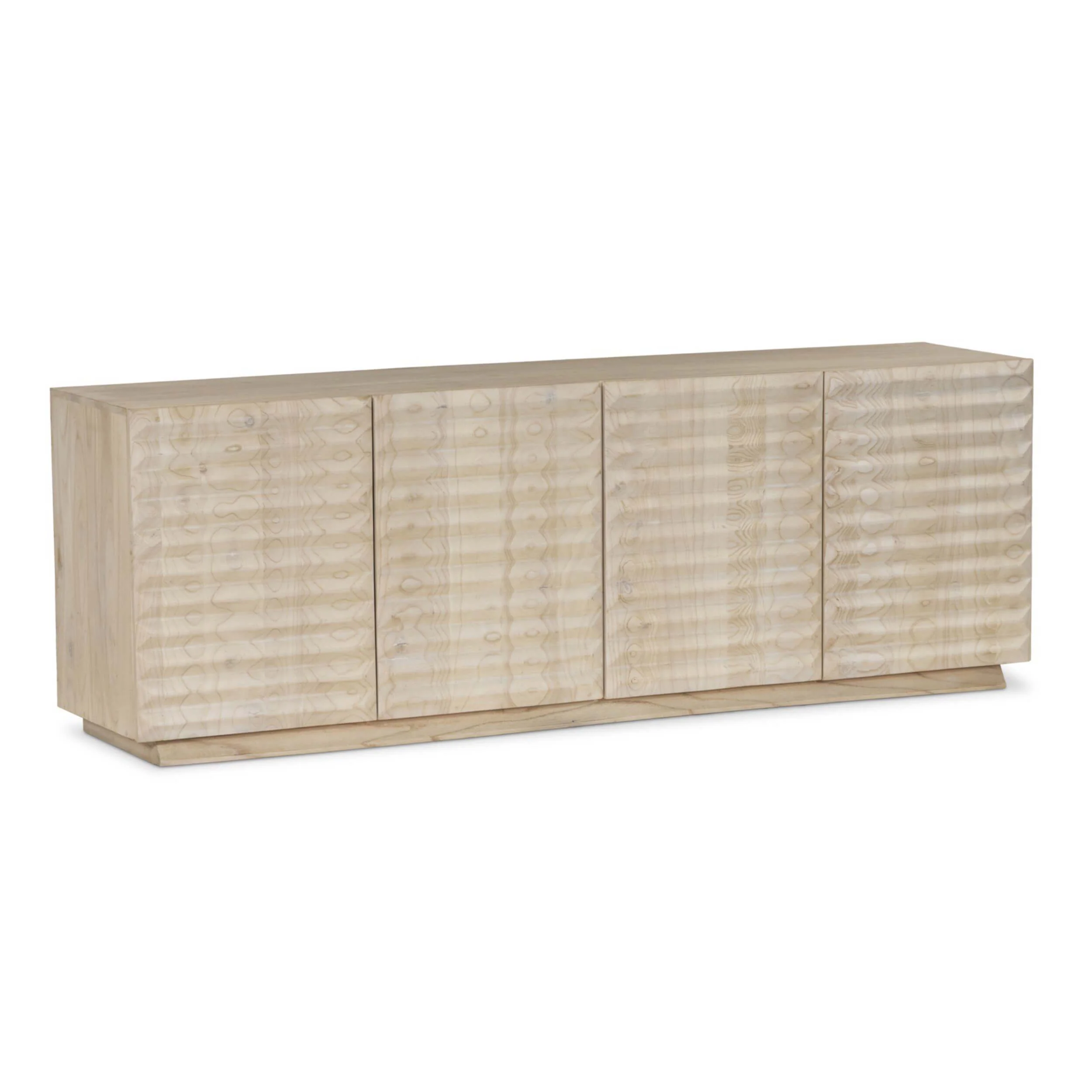 Tussac Media Console, Natural White Neem by Four Hands