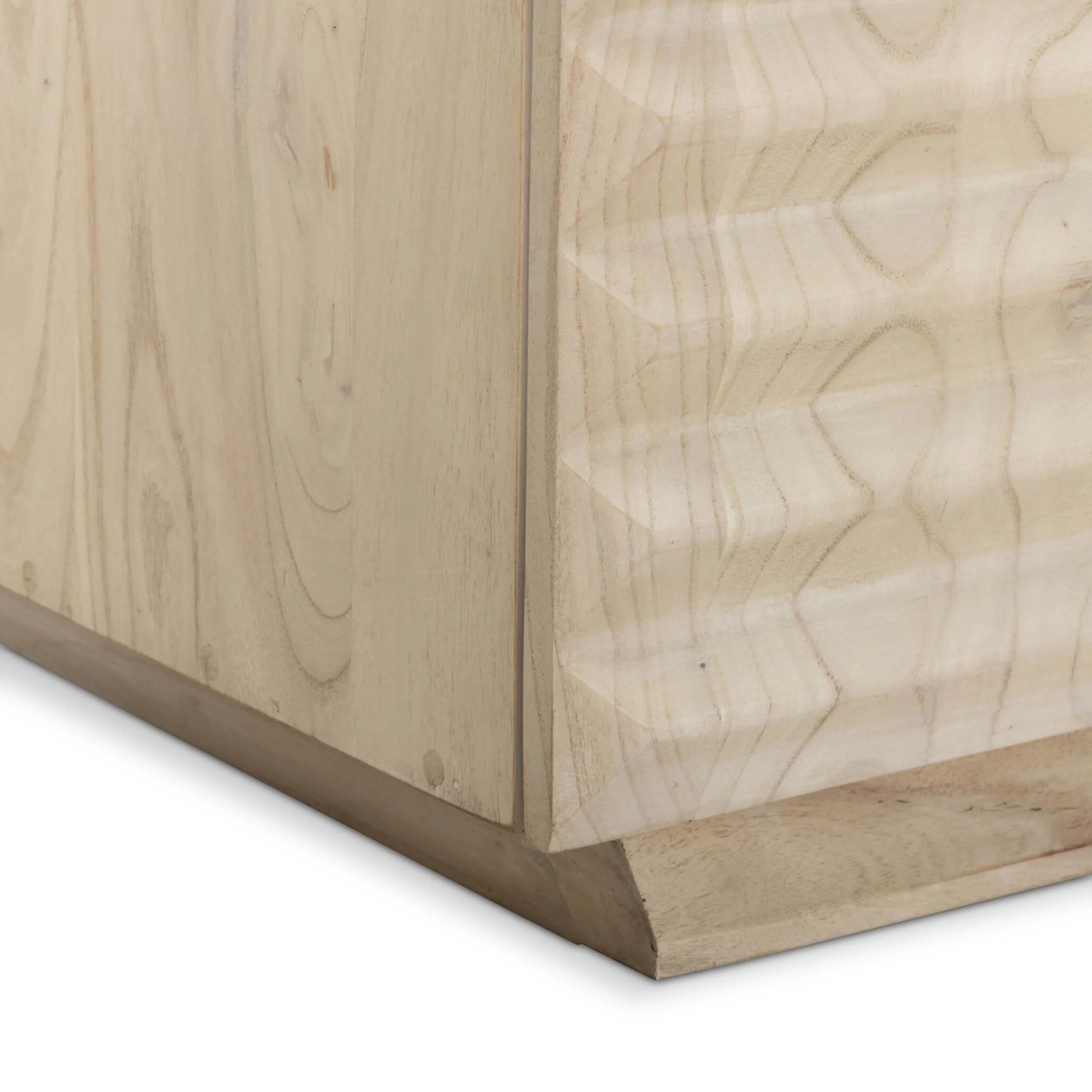 Tussac Media Console, Natural White Neem by Four Hands - Image 5