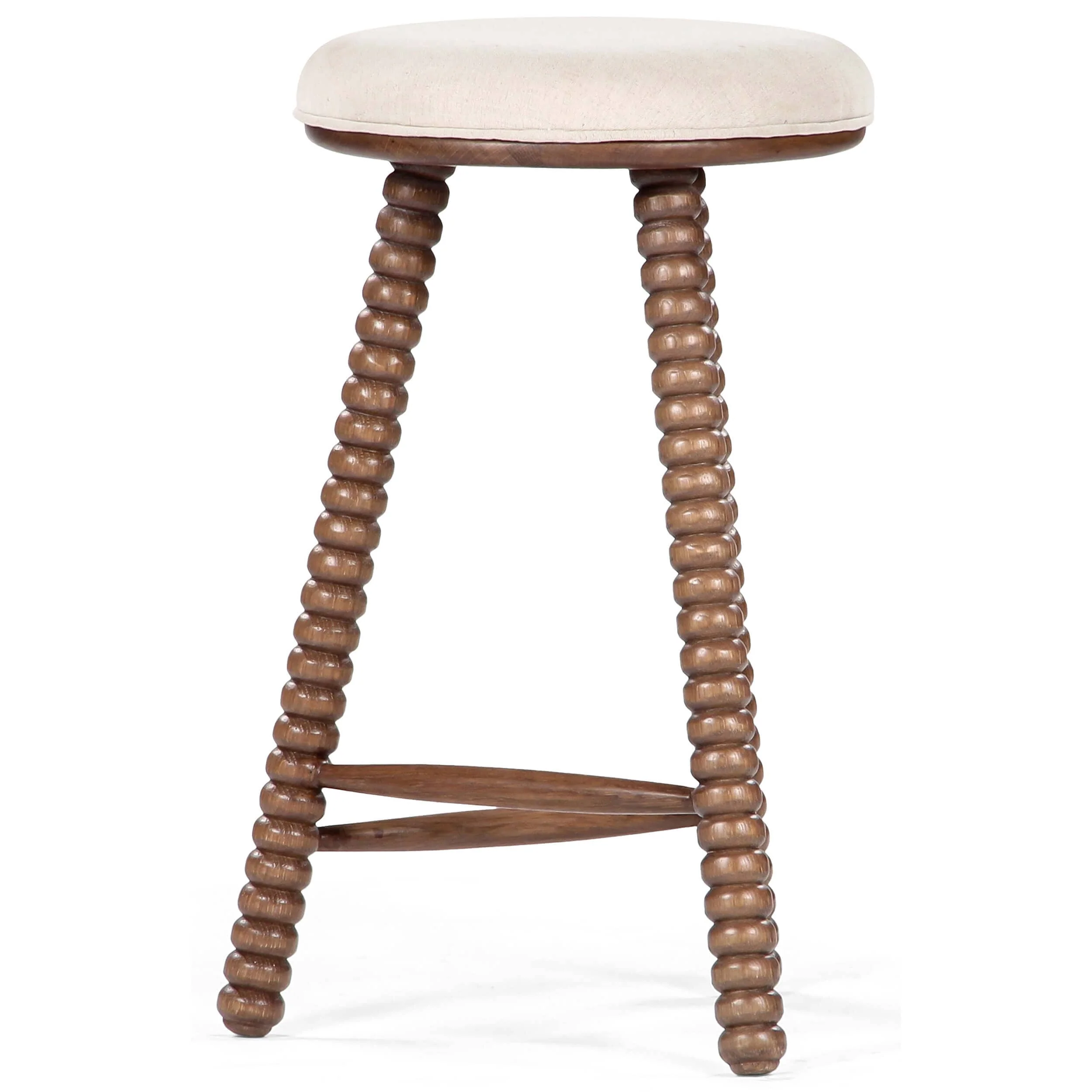 Twist Counter Stool, Mud Brown, Set of 2 - Image 3