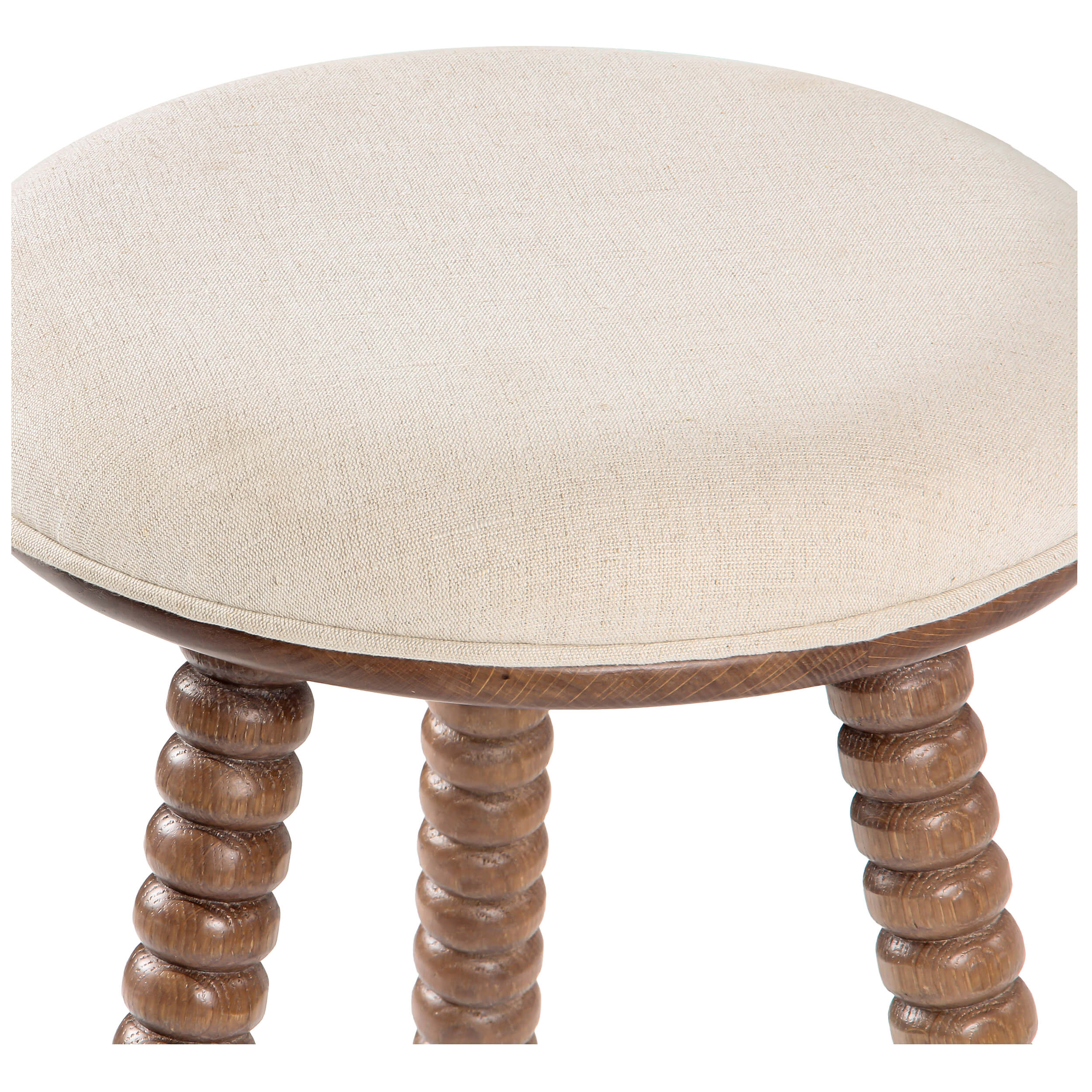 Twist Counter Stool, Mud Brown, Set of 2 - Image 4