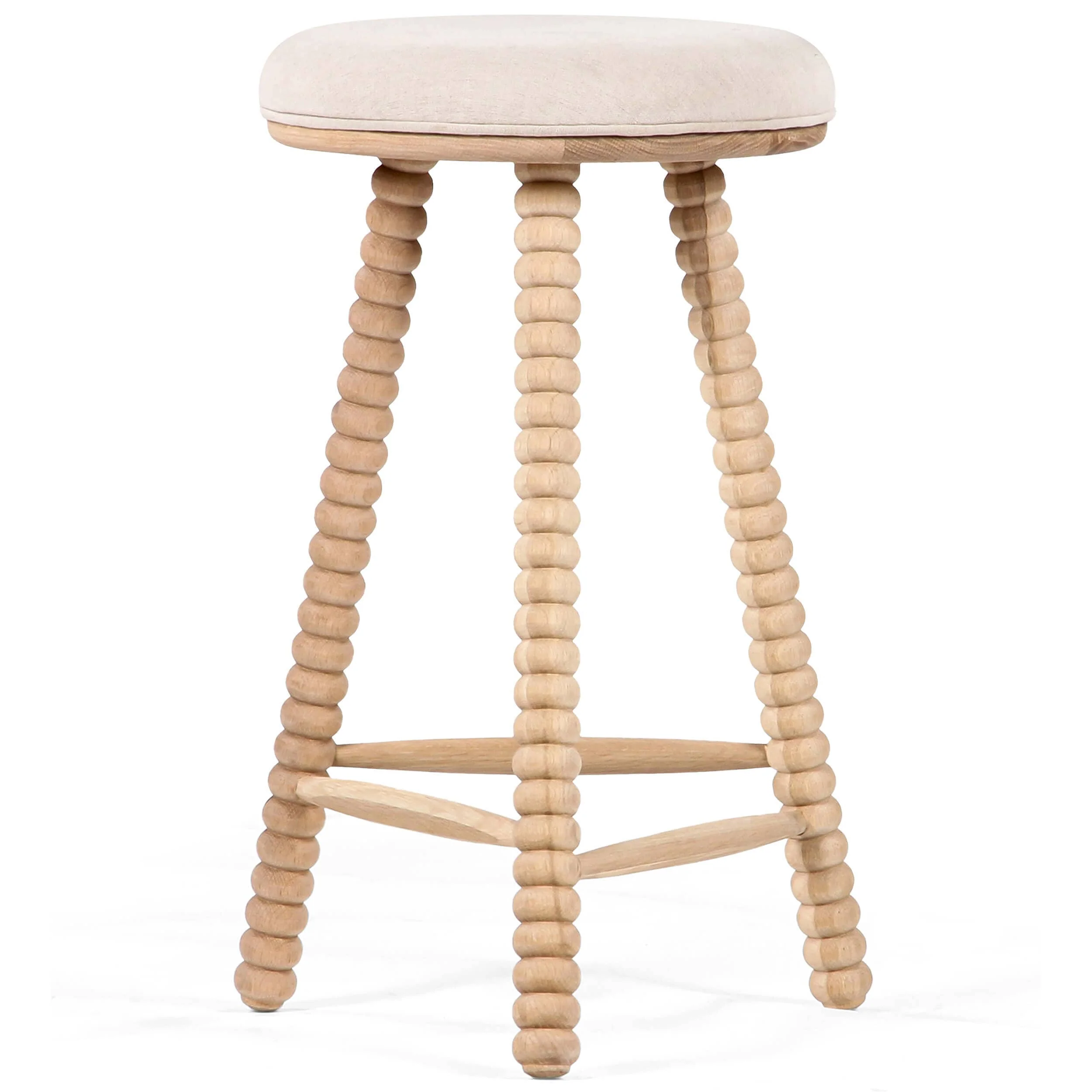 Twist Counter Stool, Natural, Set of 2