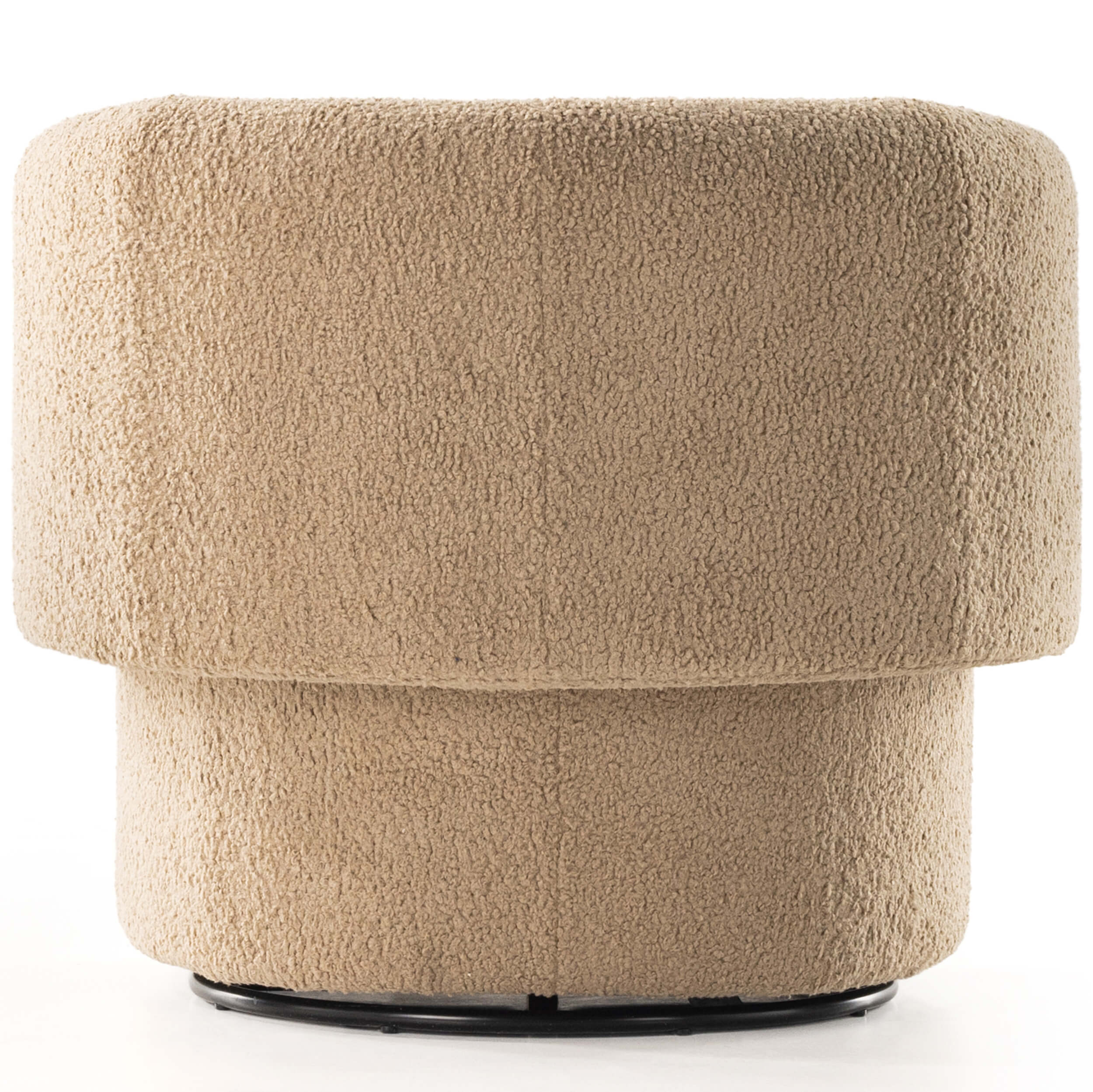 Tybalt Swivel Chair, Sheepskin Camel by Four Hands - Image 4