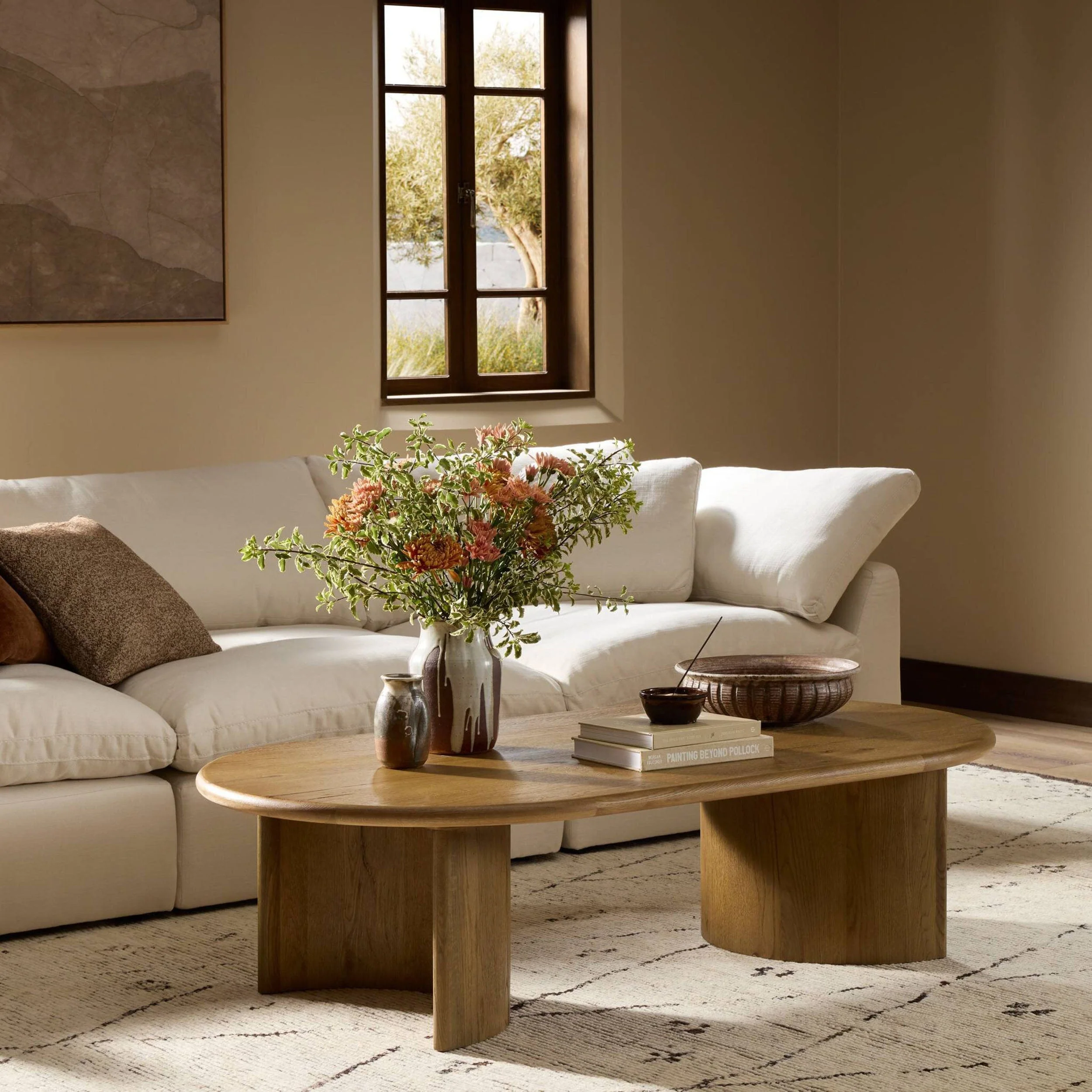 Paden Coffee Table, Worn Oak by Four Hands - Image 13