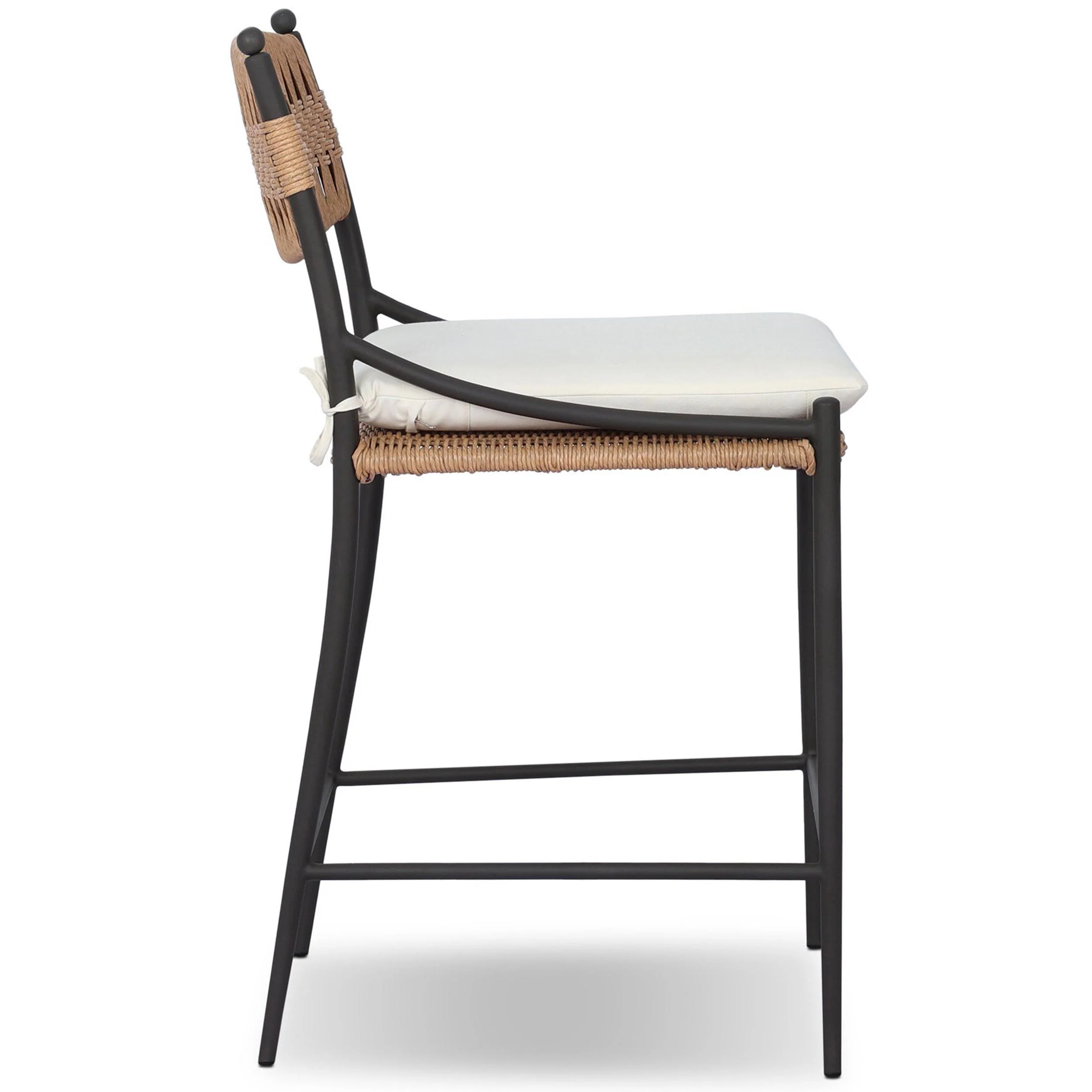 Mae Outdoor Bar & Counter Stool, Liller Flax by Amber Lewis x Four Hands - Image 4