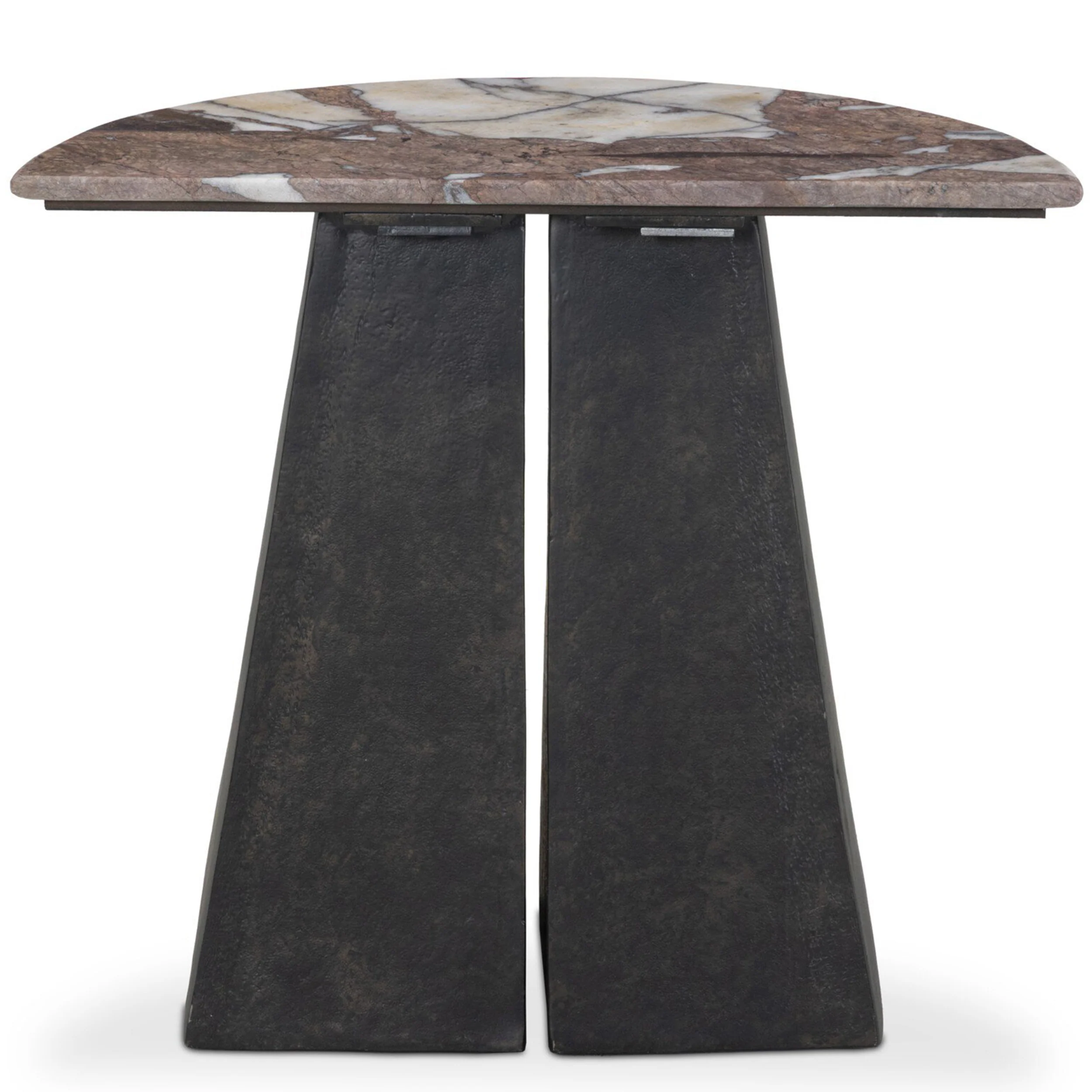 Valentina End Table, Textured Smoke and Russet by Four Hands - Image 4