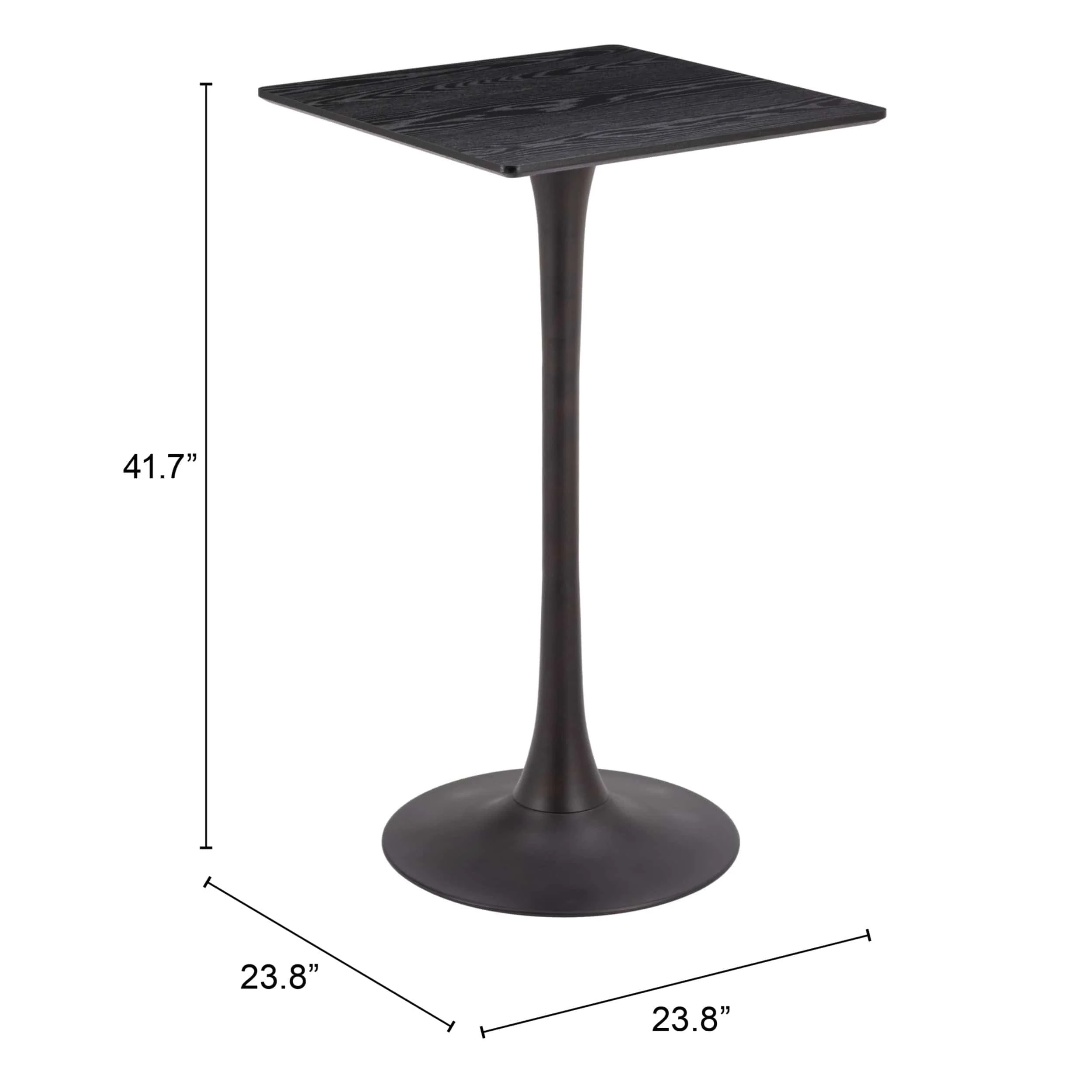 Valleta Bar Table, Black - Image 6