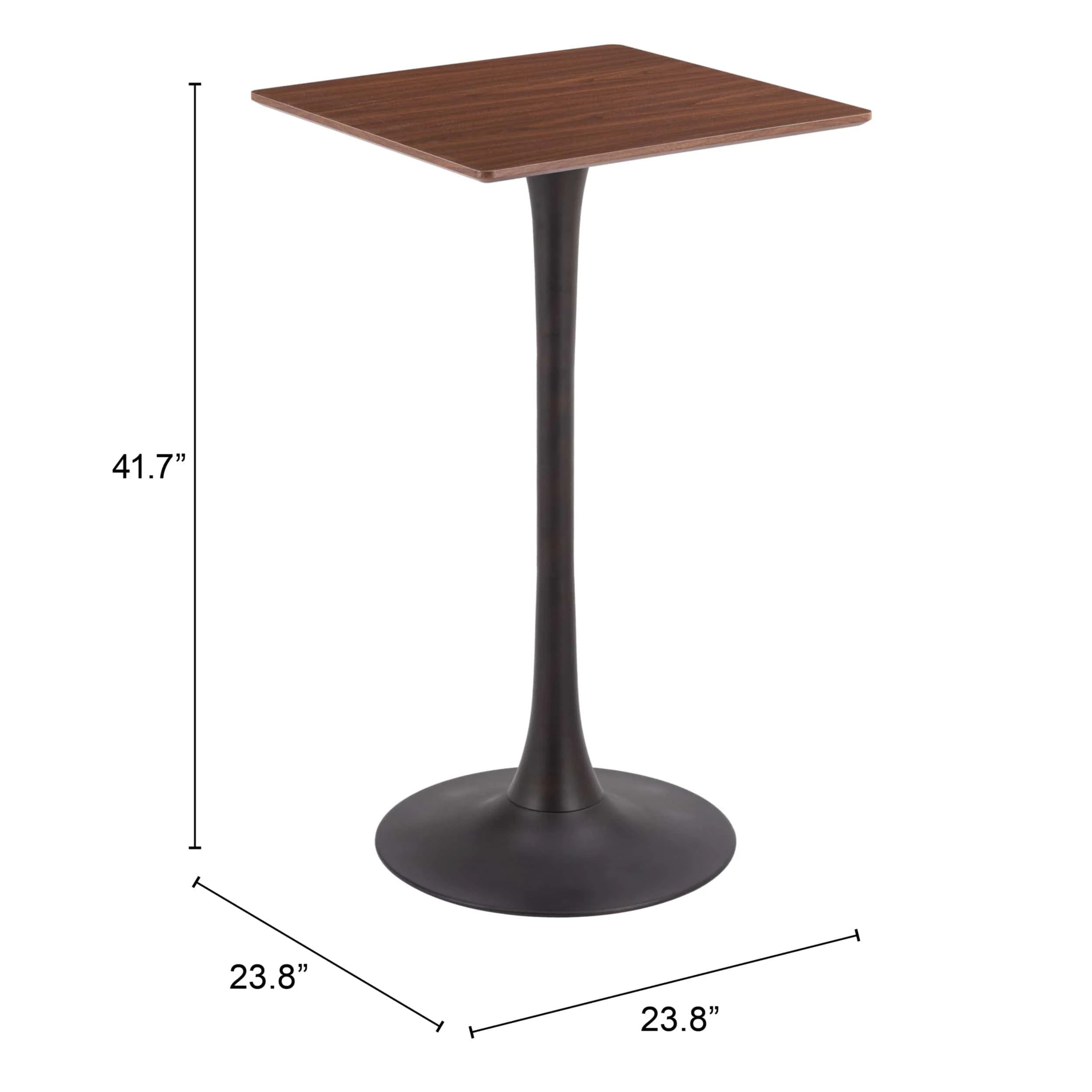 Valleta Bar Table, Brown - Image 6