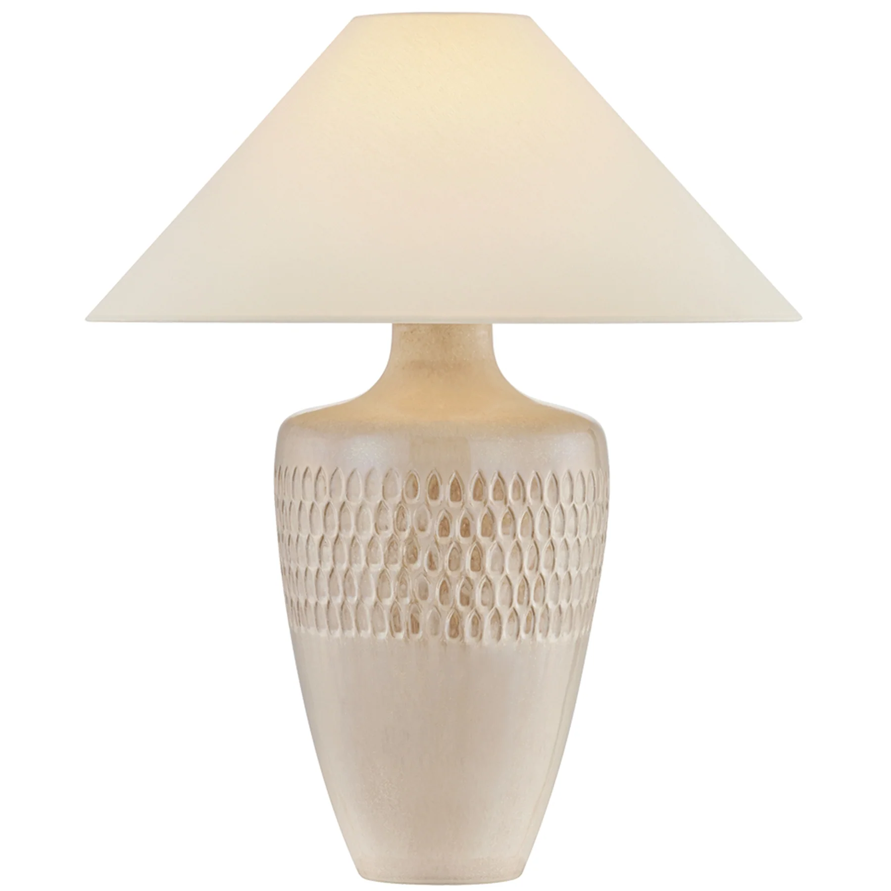 Valleydale Table Lamp, Aged Brass/Ceramic Reactive Manchado