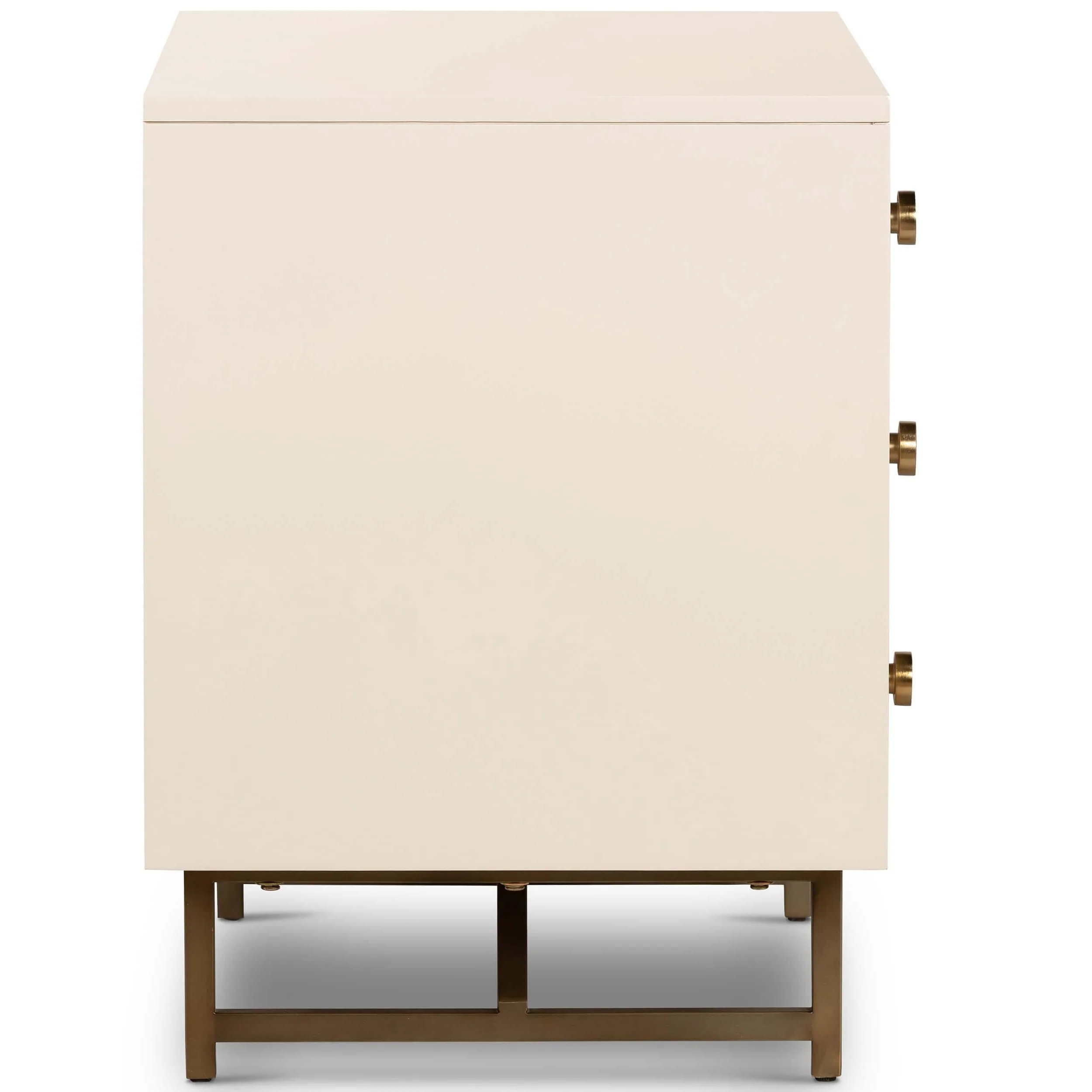 Van Rectangular Nightstand, Alabaster by Four Hands - Image 3