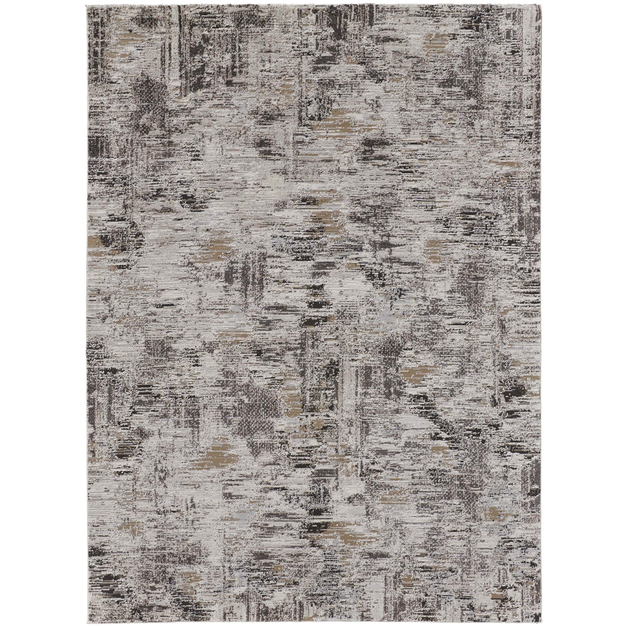 Feizy Rug Vancouver 39FHF, Ivory/Charcoal