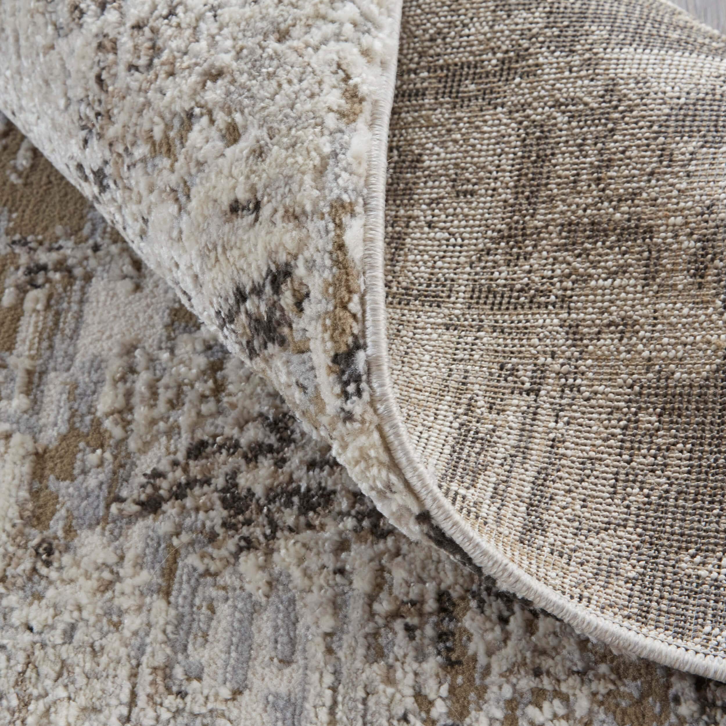 Feizy Rug Vancouver 39FHF, Ivory/Charcoal - Image 3