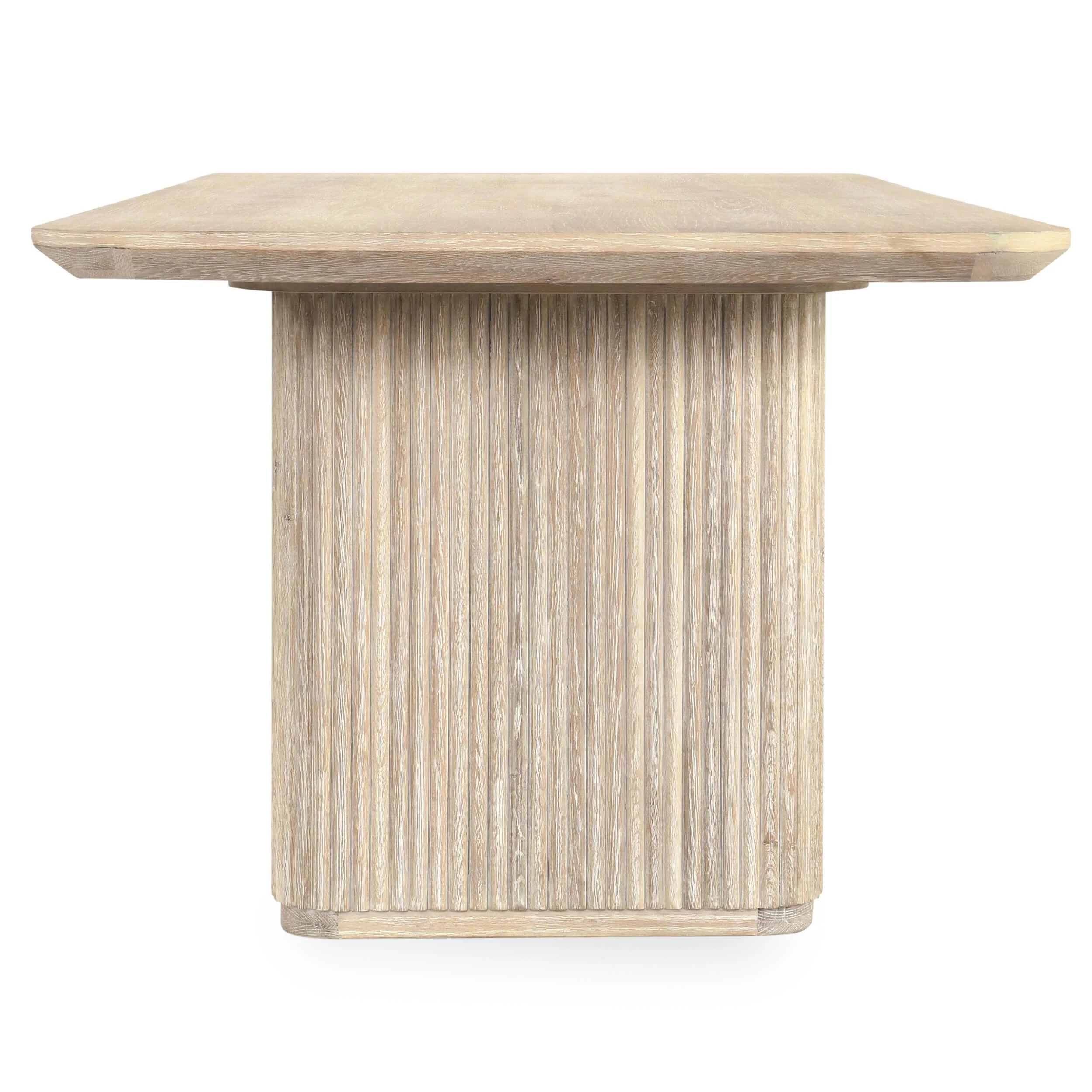 Vander Rectangular Dining Table, Cream - Image 3