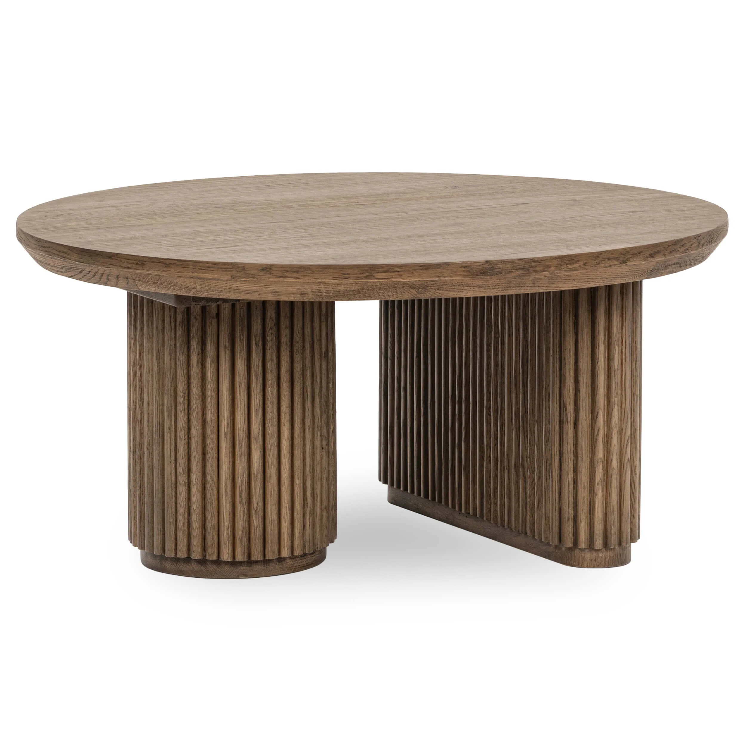 Vander Round Coffee Table, Tawny Brown - Image 5
