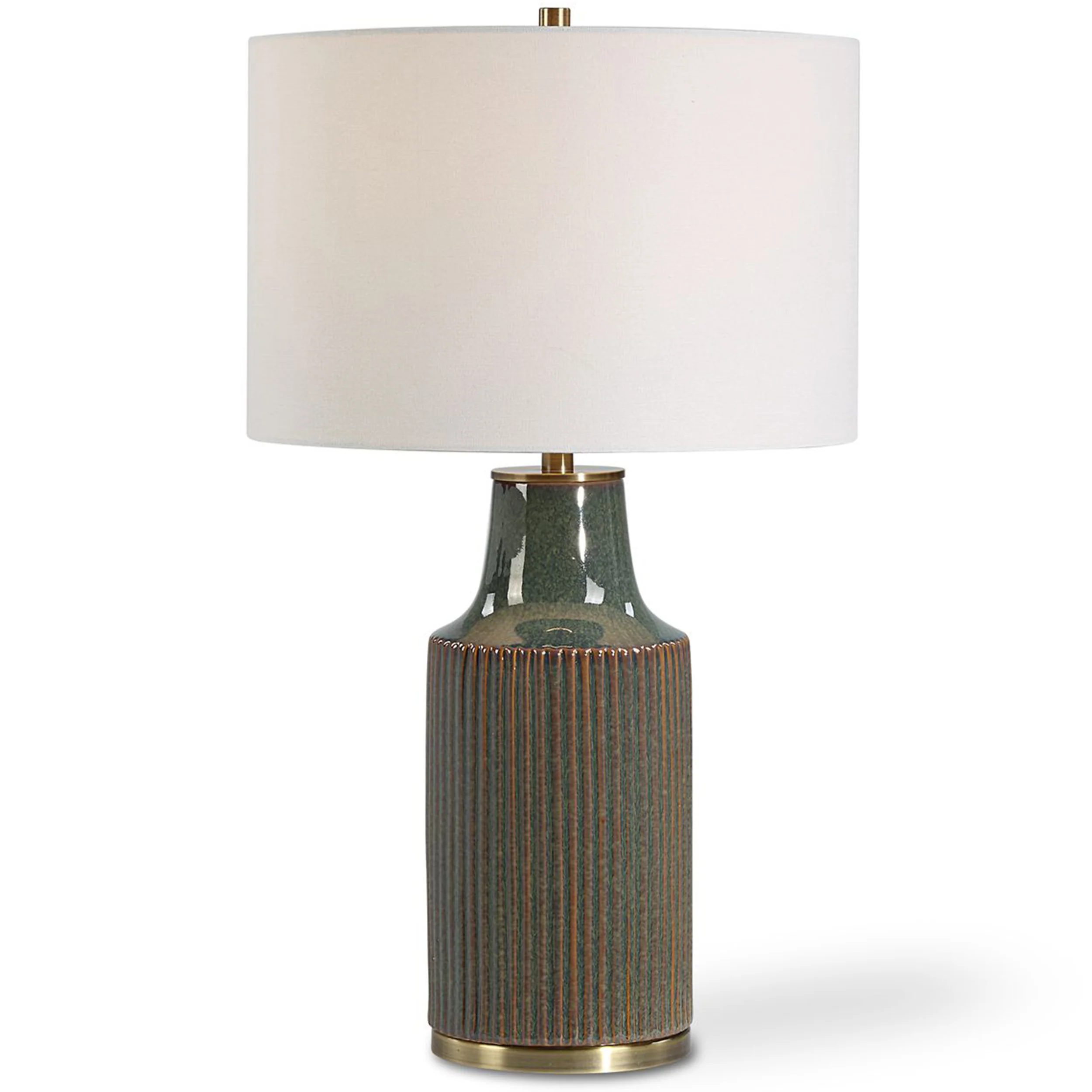 Vanessa Table Lamp, Bluish Green - Image 2