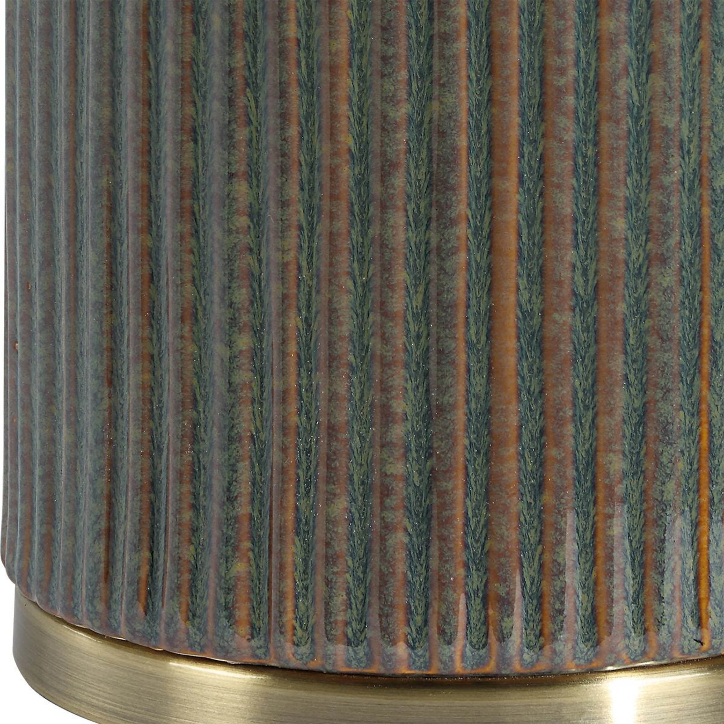 Vanessa Table Lamp, Bluish Green - Image 5