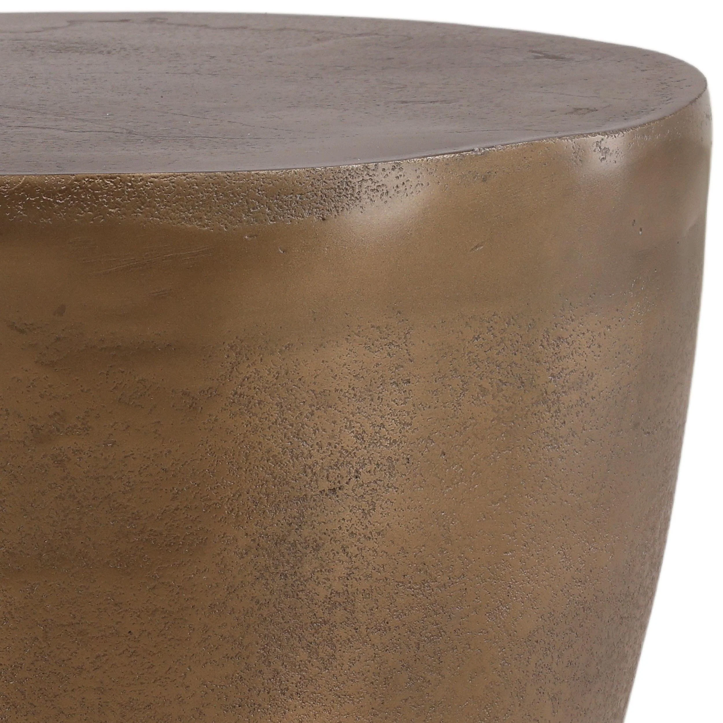 Vardon Side Table, Antique Brass - Image 3