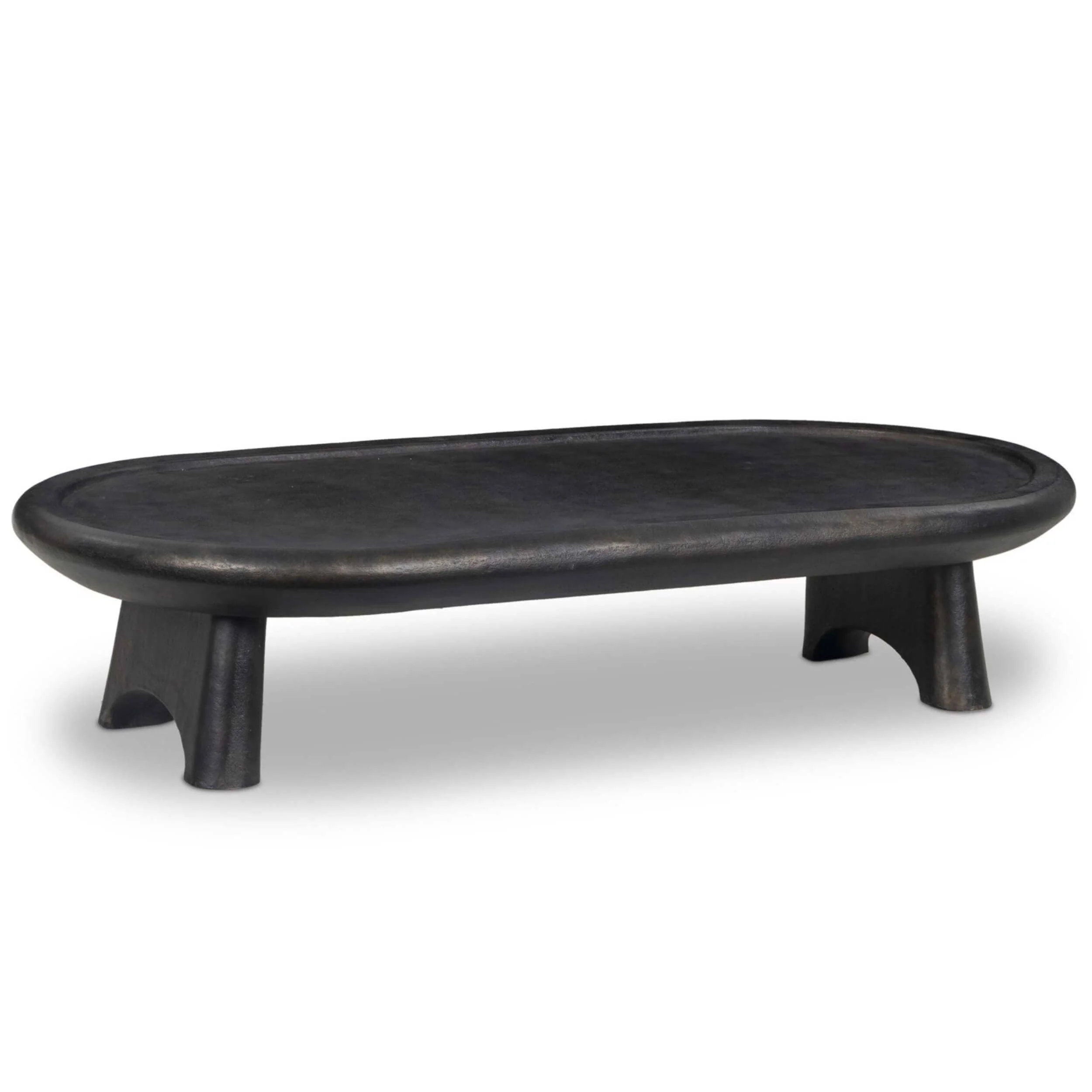 Varo Outdoor Coffee Table, Distressed Bronze by Four Hands