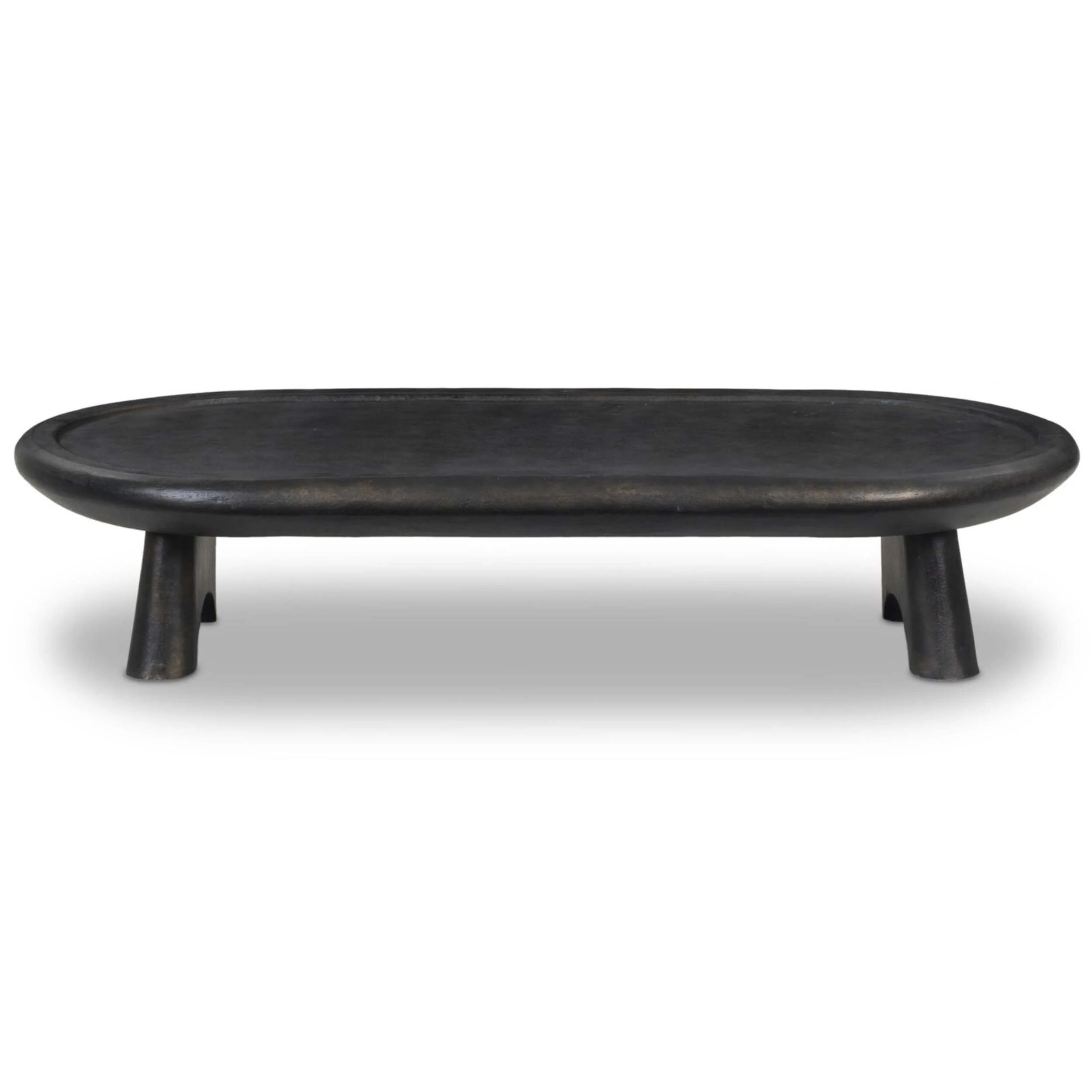 Varo Outdoor Coffee Table, Distressed Bronze by Four Hands - Image 2