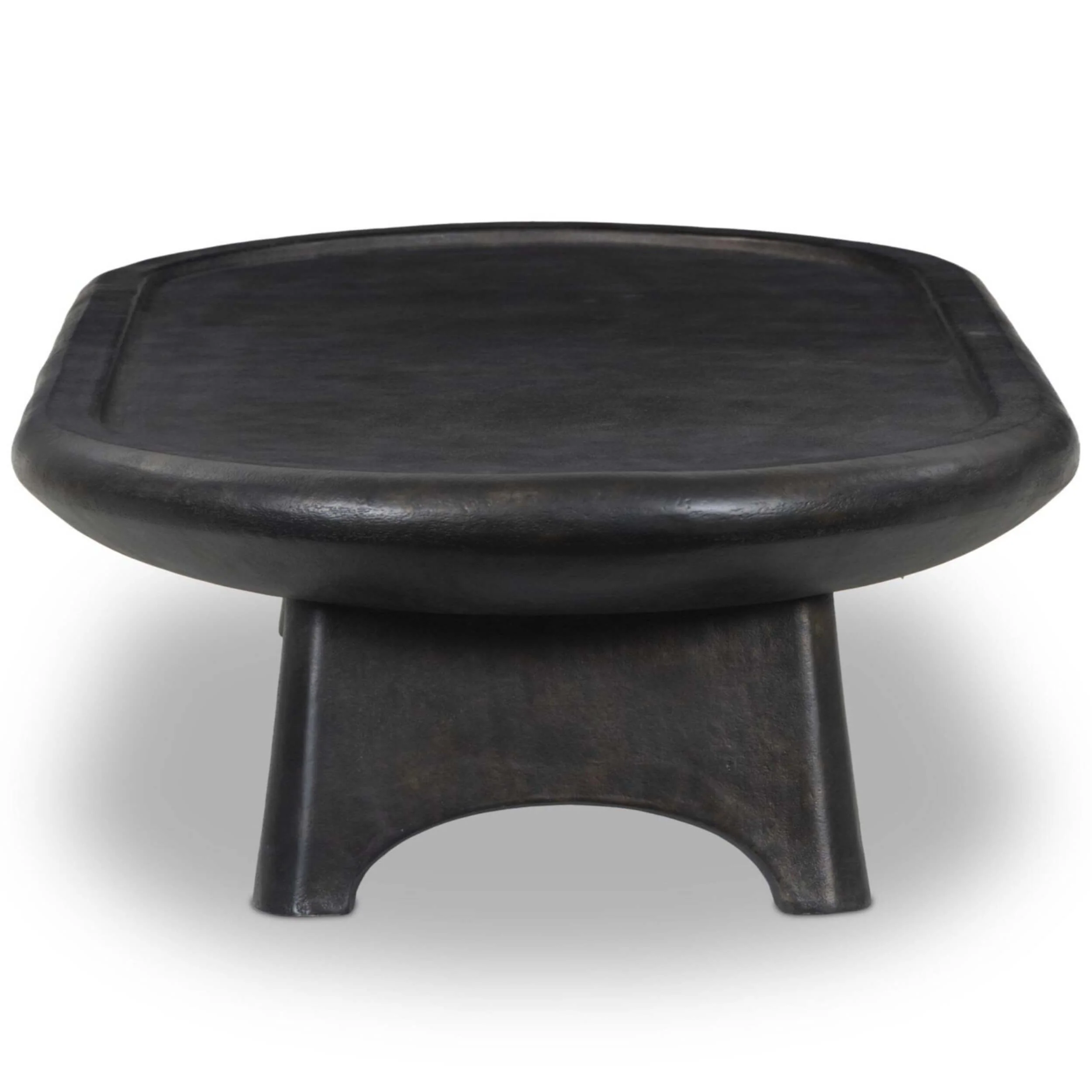 Varo Outdoor Coffee Table, Distressed Bronze by Four Hands - Image 3