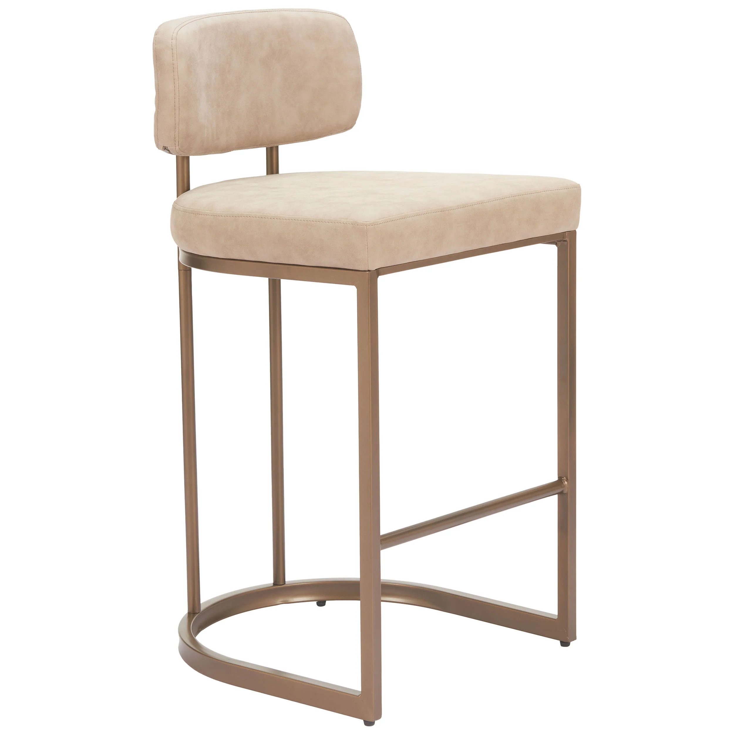 Velar Bar & Counter Stool, Beige, Set of 2 - Image 5