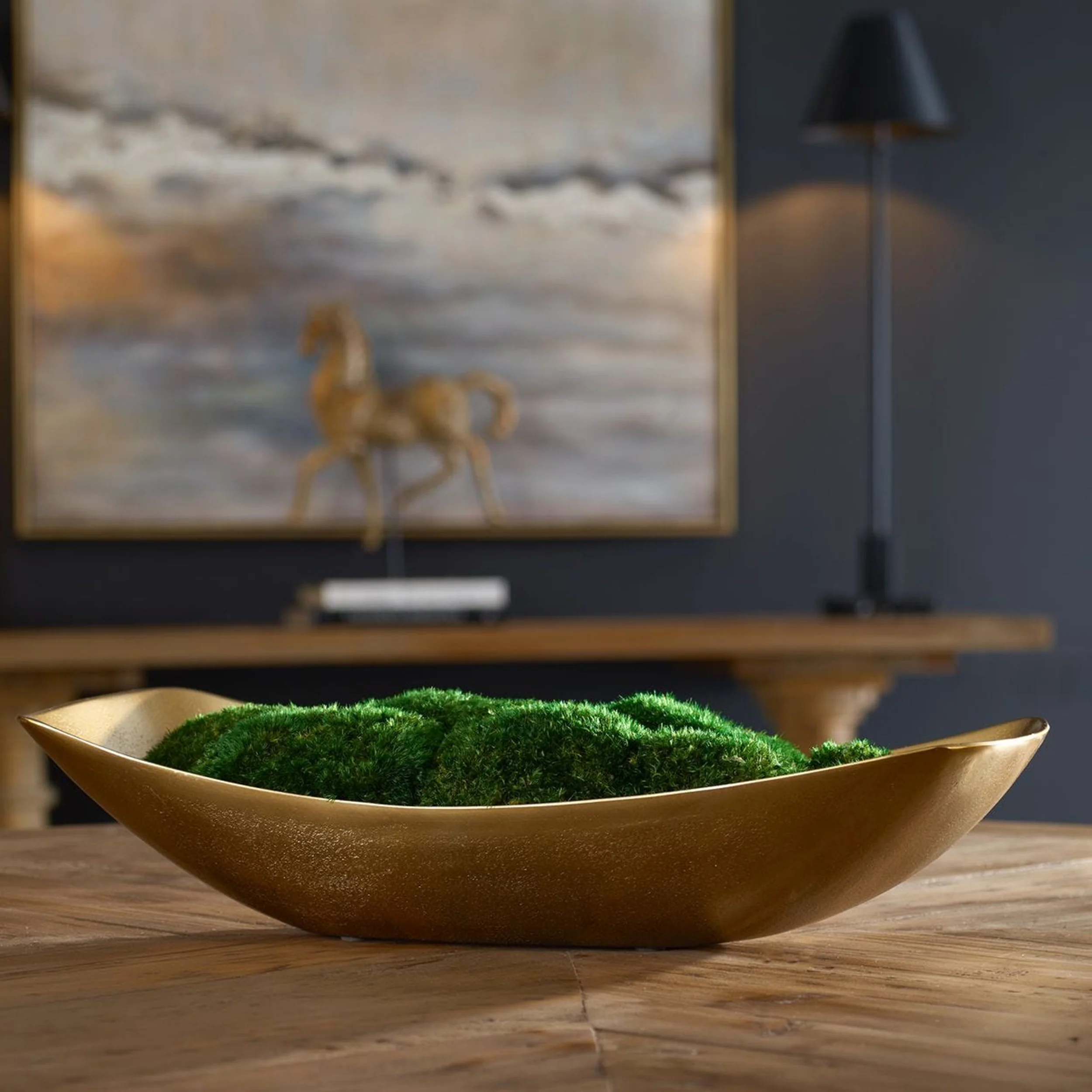 Venice Moss Centerpiece, Natural - Image 5