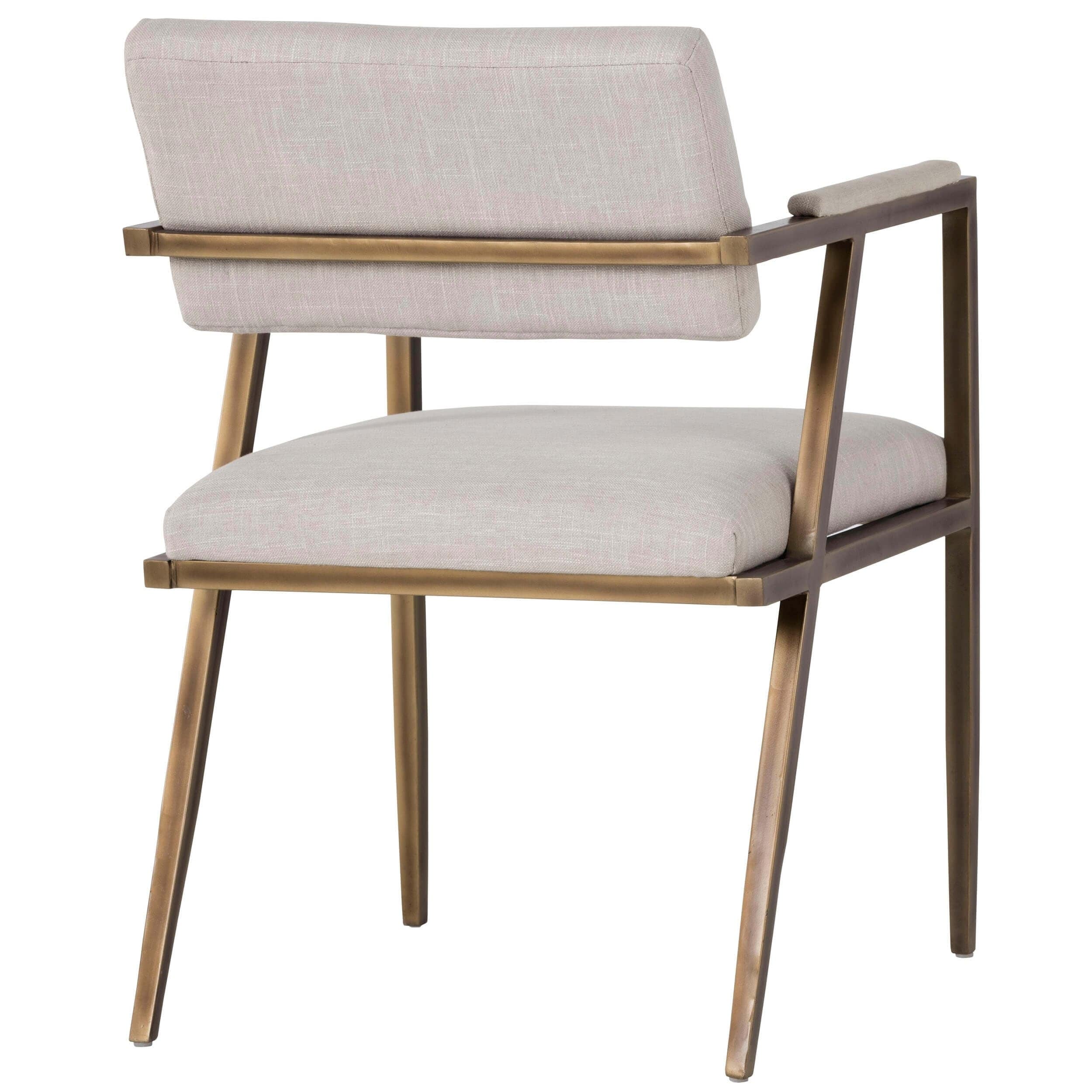 Ventouz Arm Chair, Beige Linen - Image 3