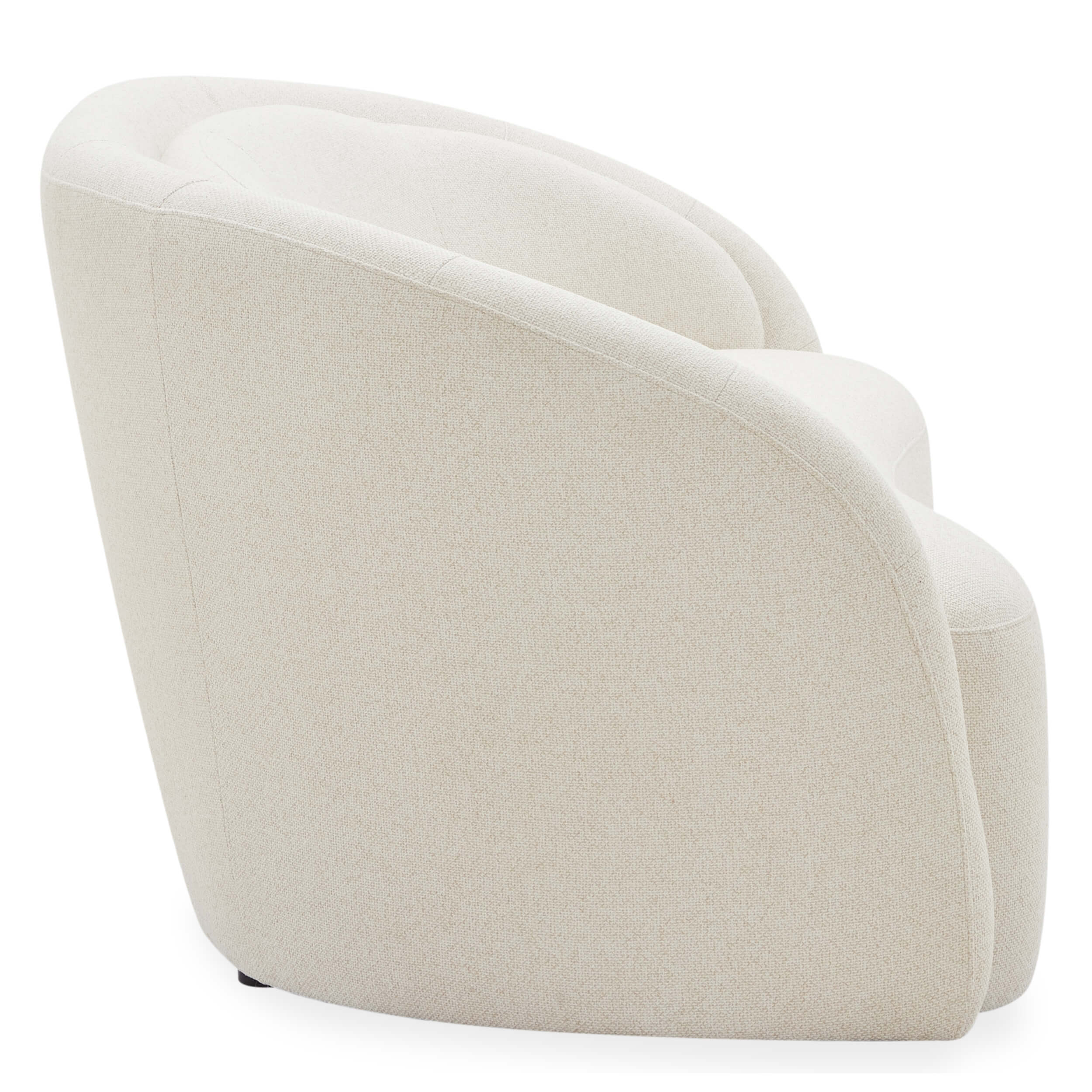 Ventura Curved Sofa, Lila Linen by Becki Owens - Image 3