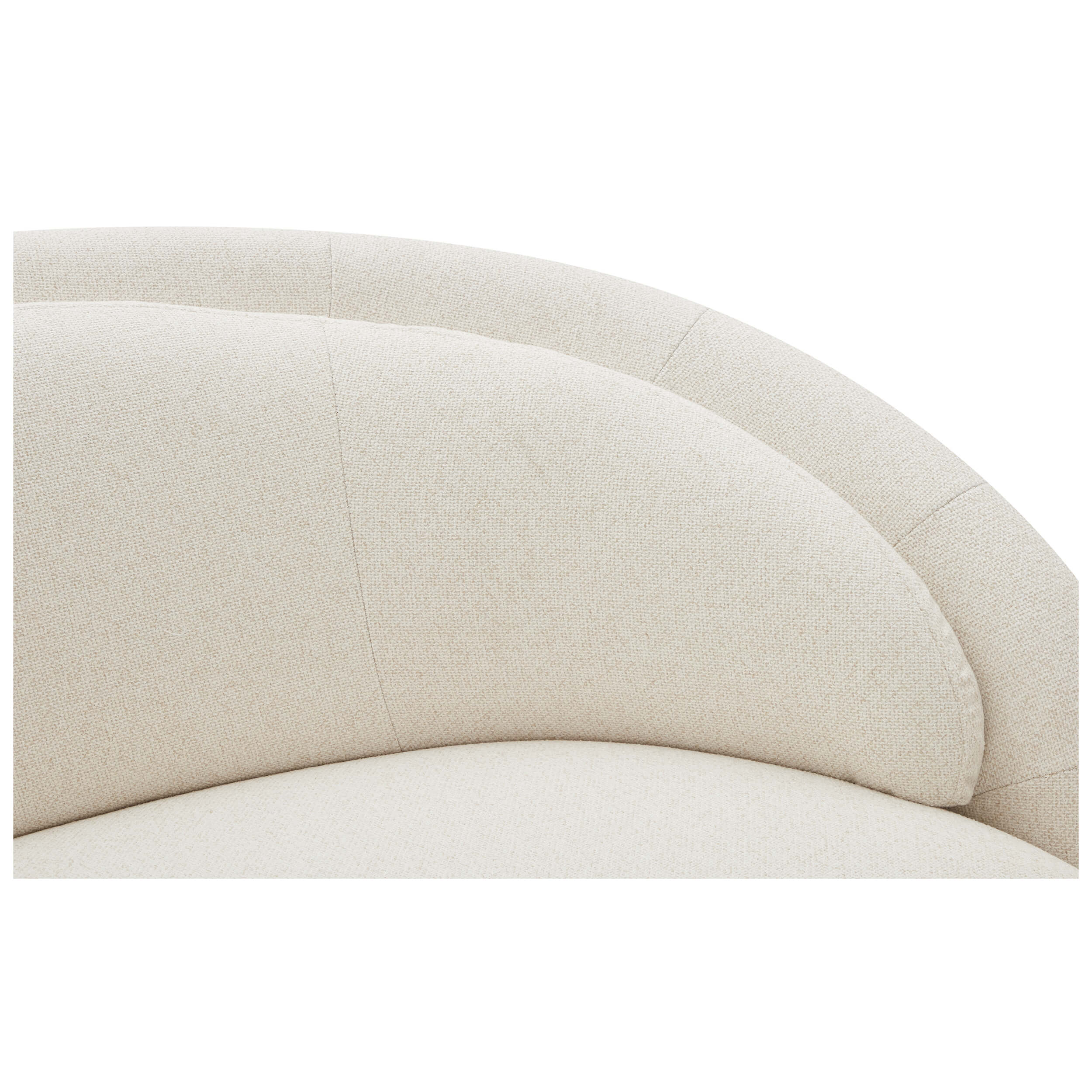 Ventura Curved Sofa, Lila Linen by Becki Owens - Image 5
