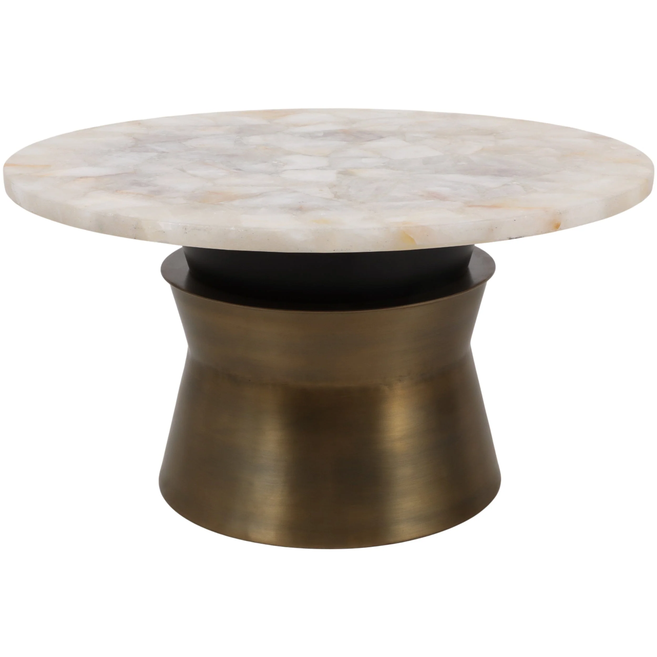 Verla Round Coffee Table, White - Image 2