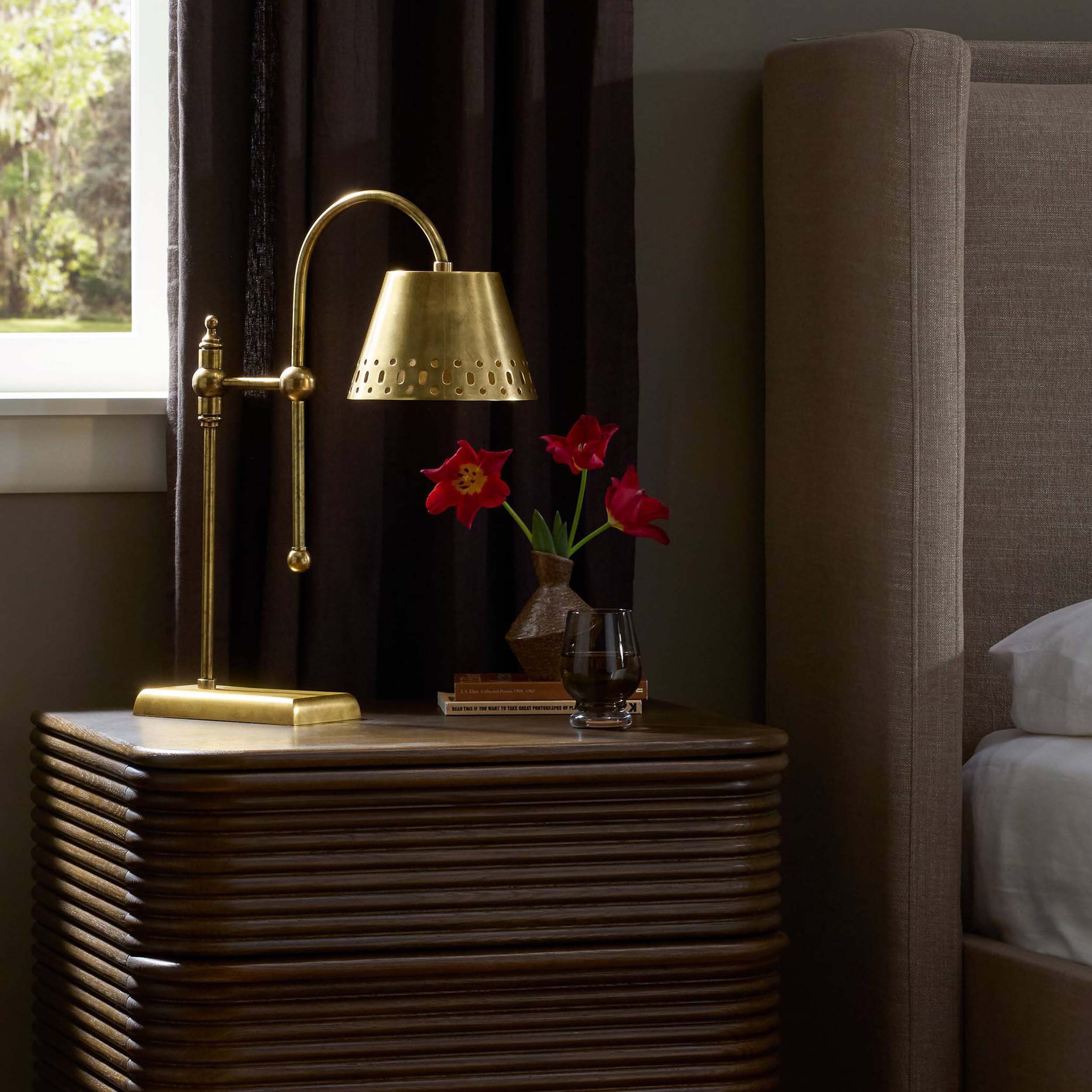 Vesper Table Lamp, Aged Patina by Amber Lewis x Four Hands - Image 8